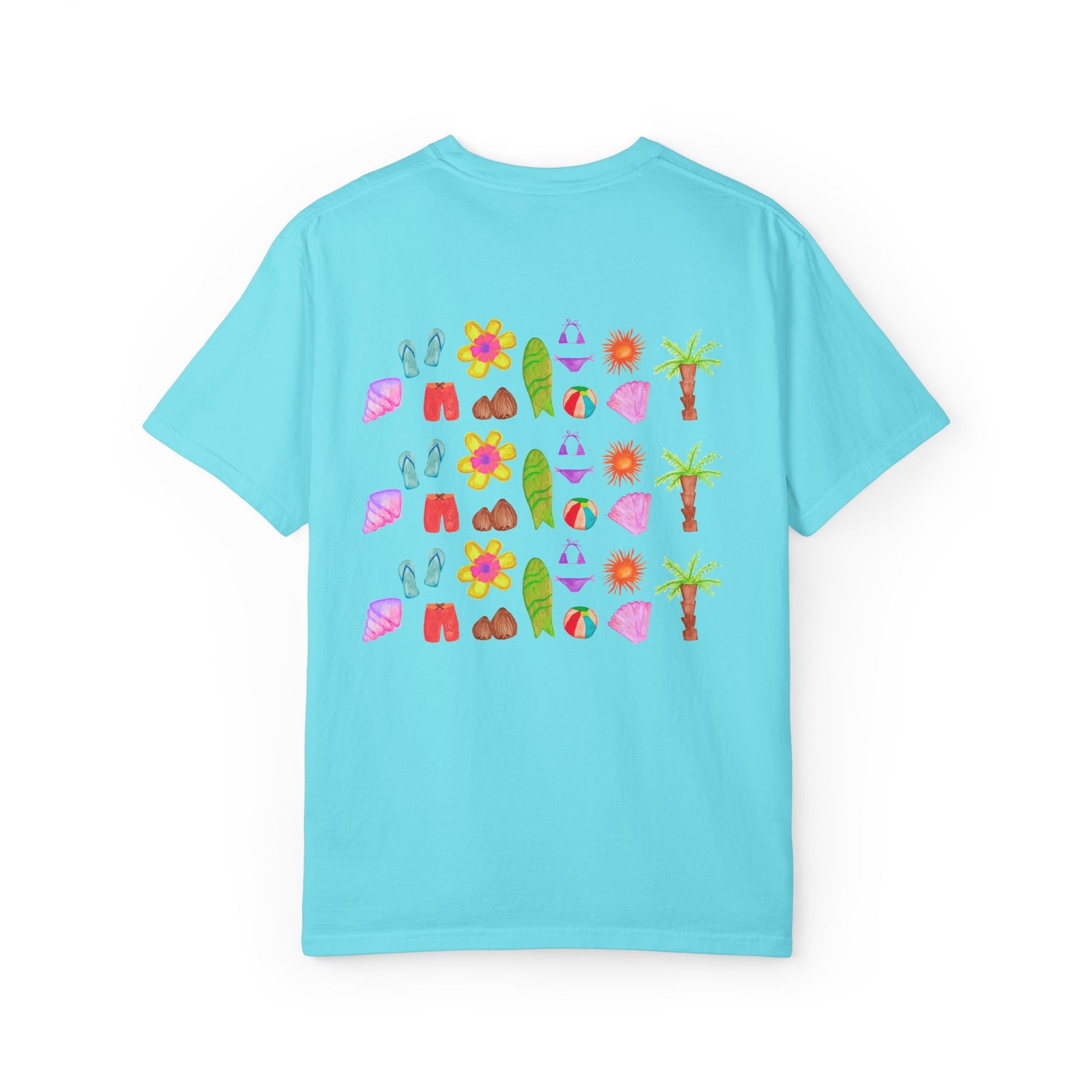 Island Flower Time - Adult Tee - 100% Cotton