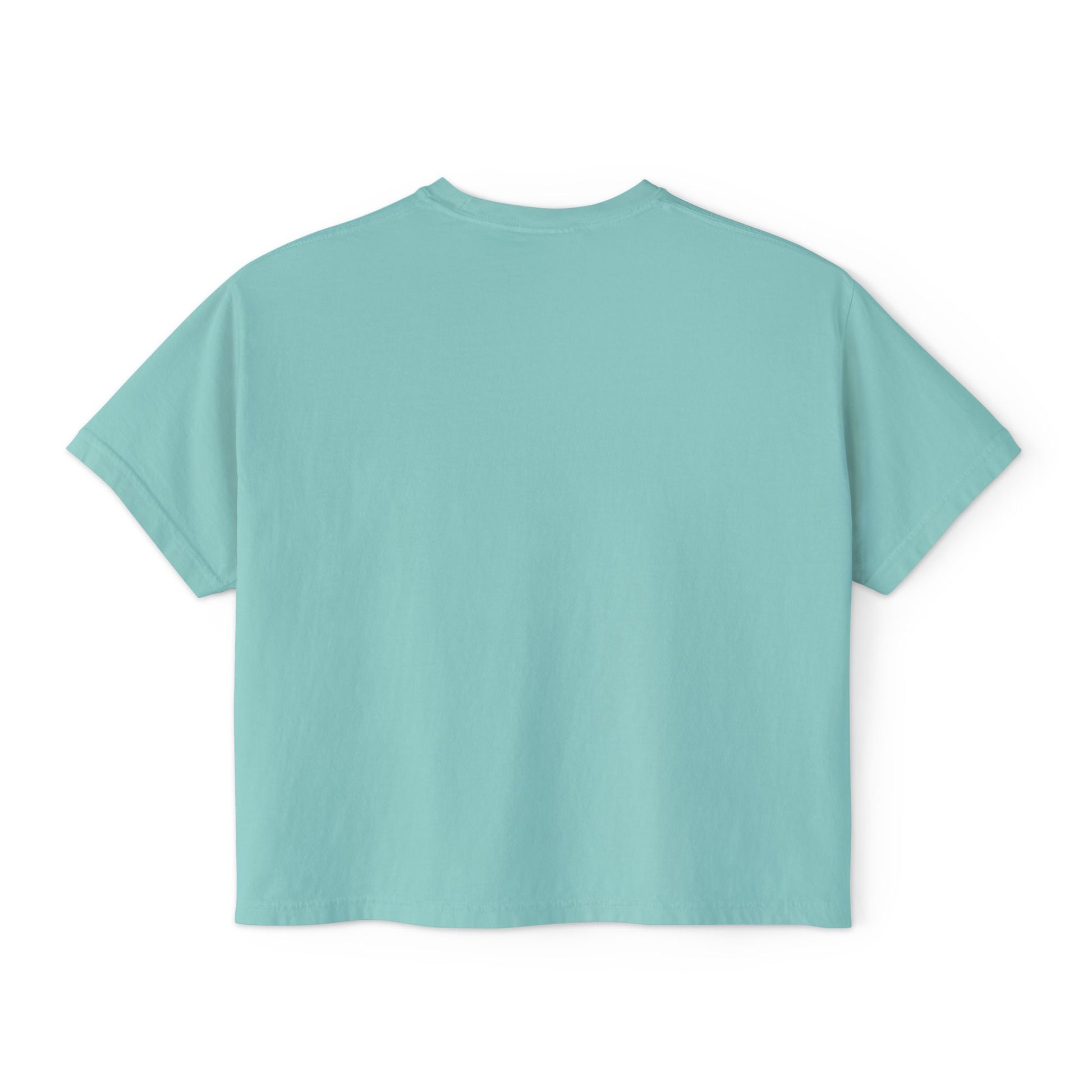 Island Time - Women's Cropped Tee - 100% Cotton