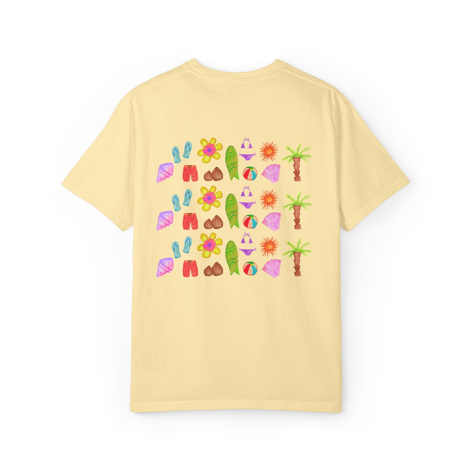 Island Flower Time - Adult Tee - 100% Cotton
