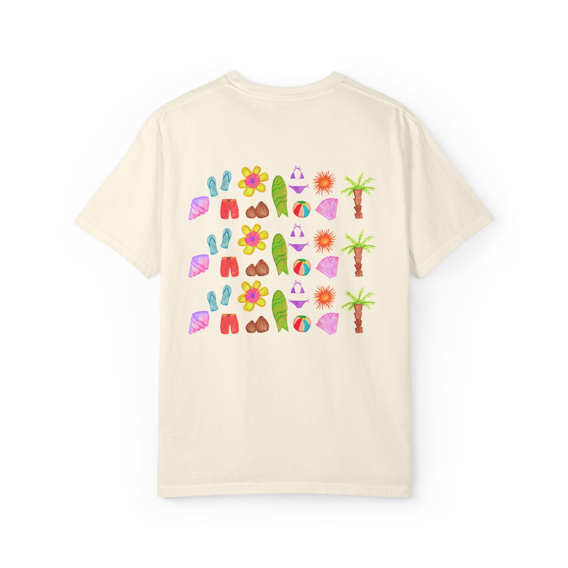 Island Flower Time - Adult Tee - 100% Cotton