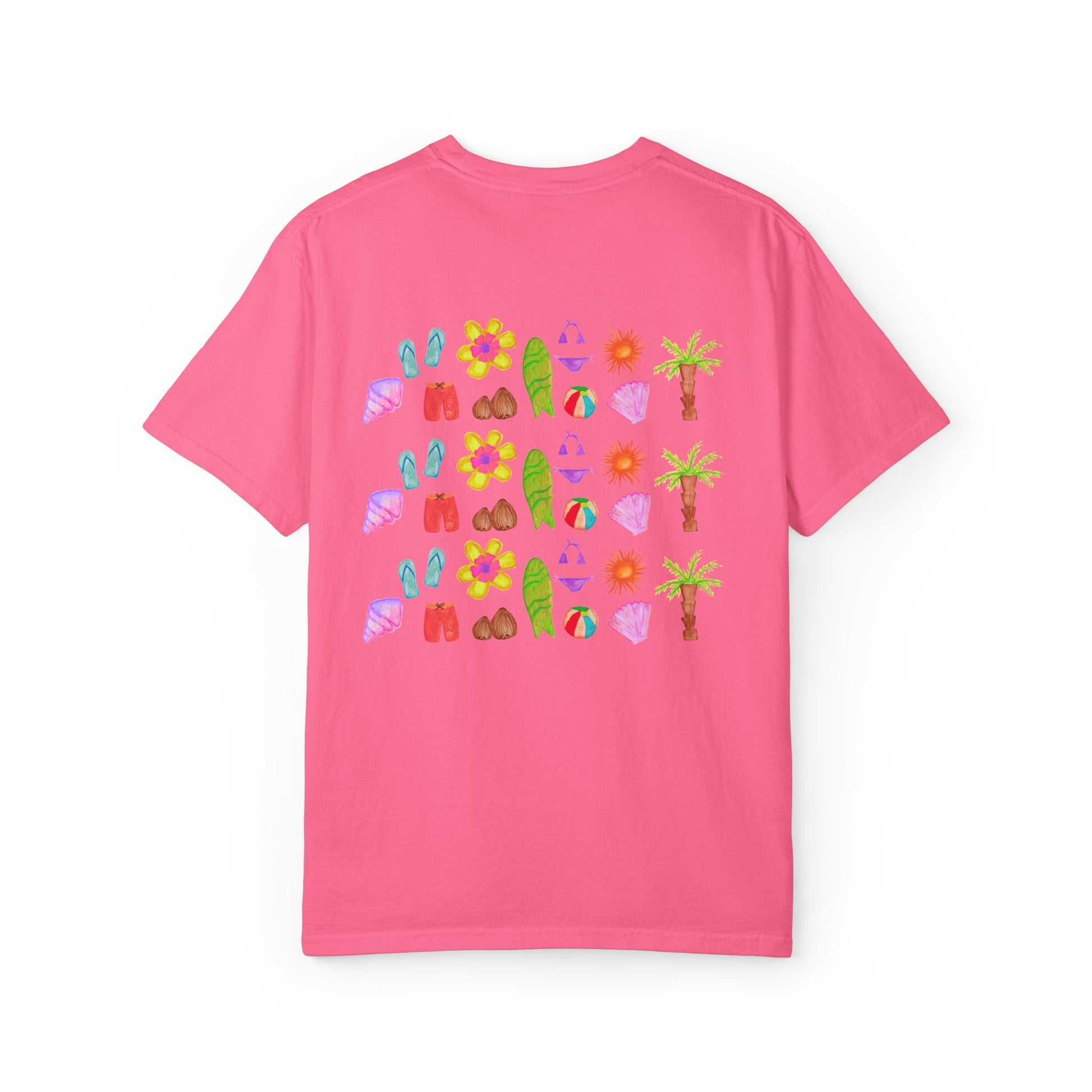 Island Flower Time - Adult Tee - 100% Cotton