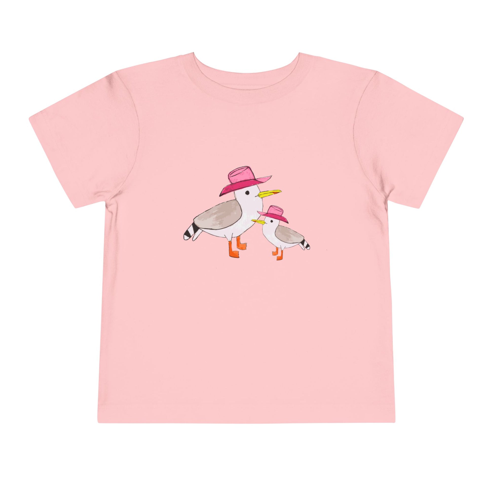 Cow Gulls - Pink Cowgirl Hat - Toddler Tee - 100% Cotton