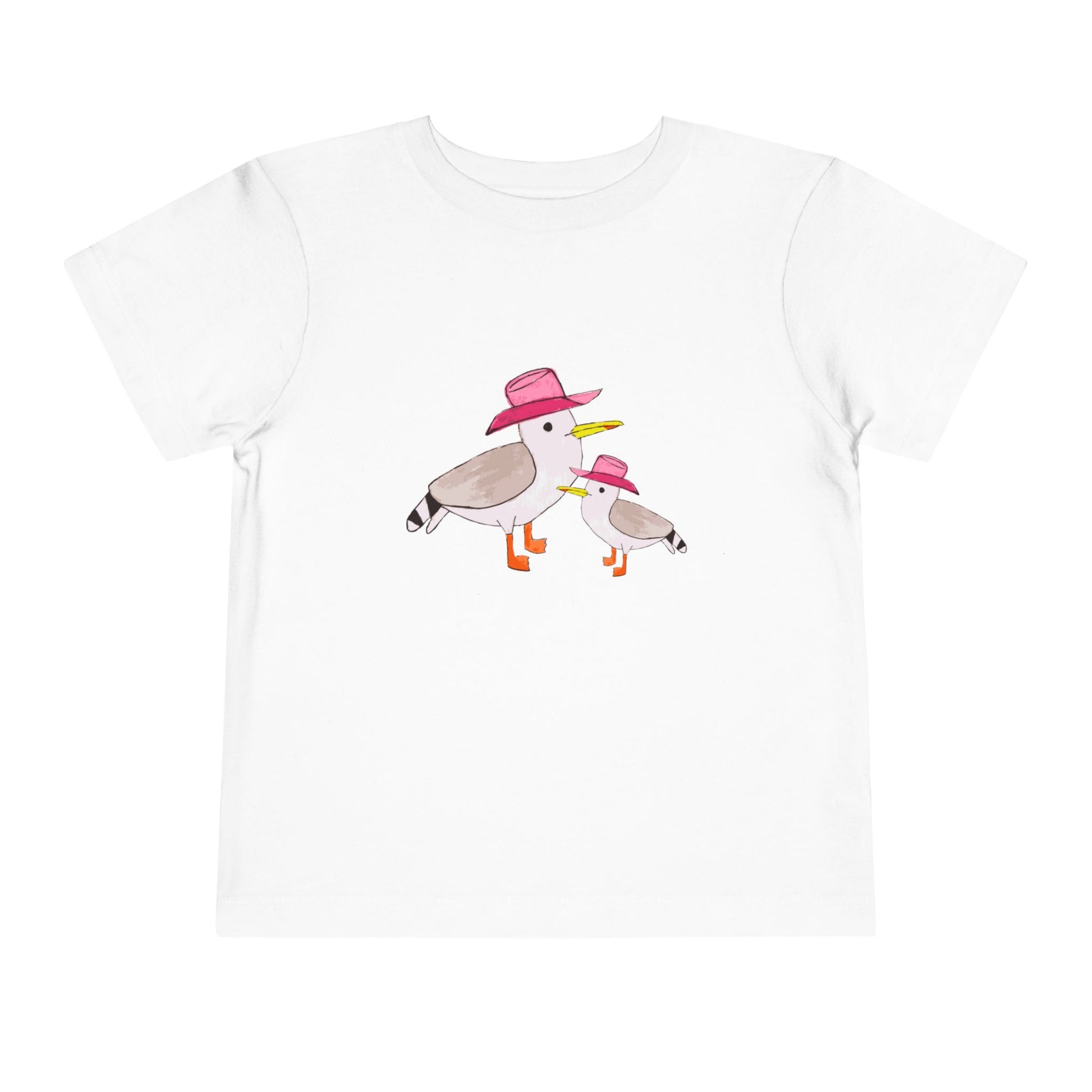 Cow Gulls - Pink Cowgirl Hat - Toddler Tee - 100% Cotton