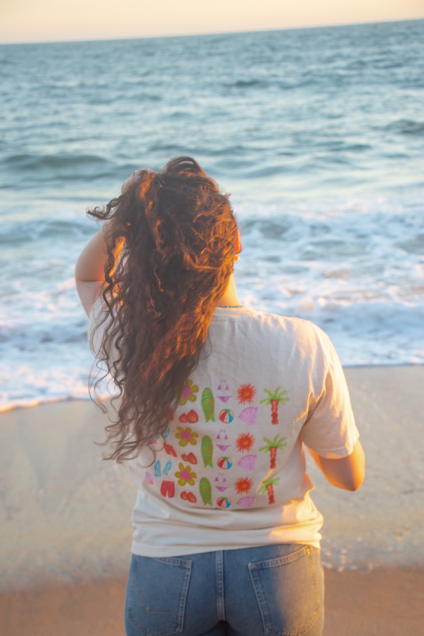 Island Flower Time - Adult Tee - 100% Cotton