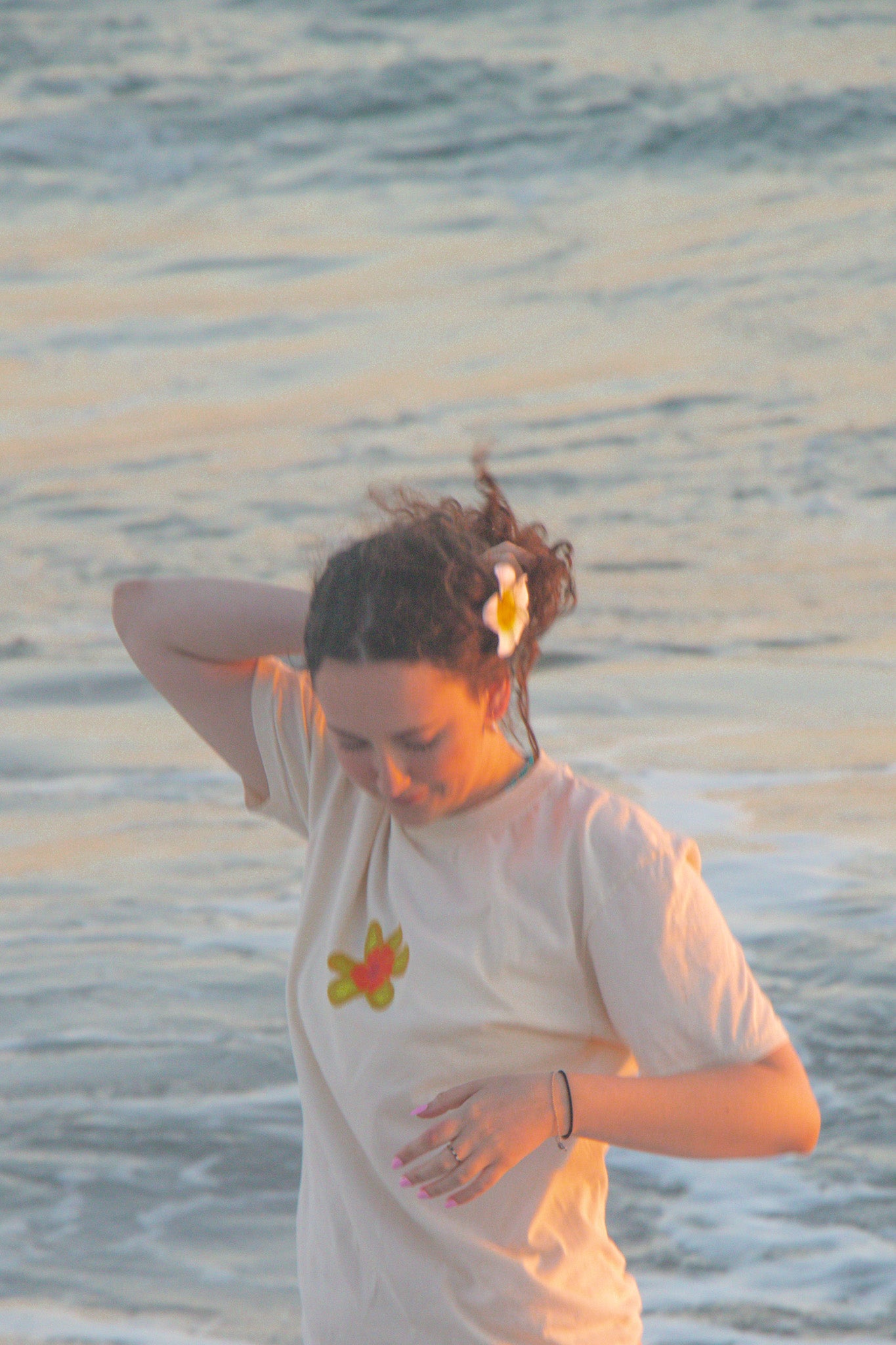 Island Flower Time - Adult Tee - 100% Cotton