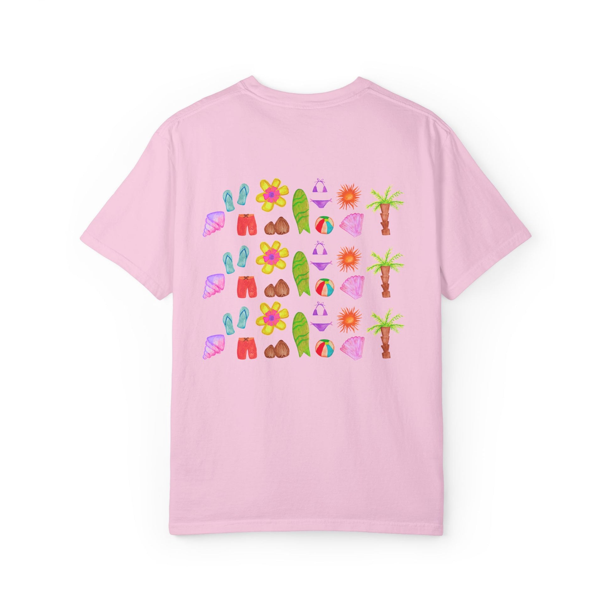 Island Flower Time - Adult Tee - 100% Cotton