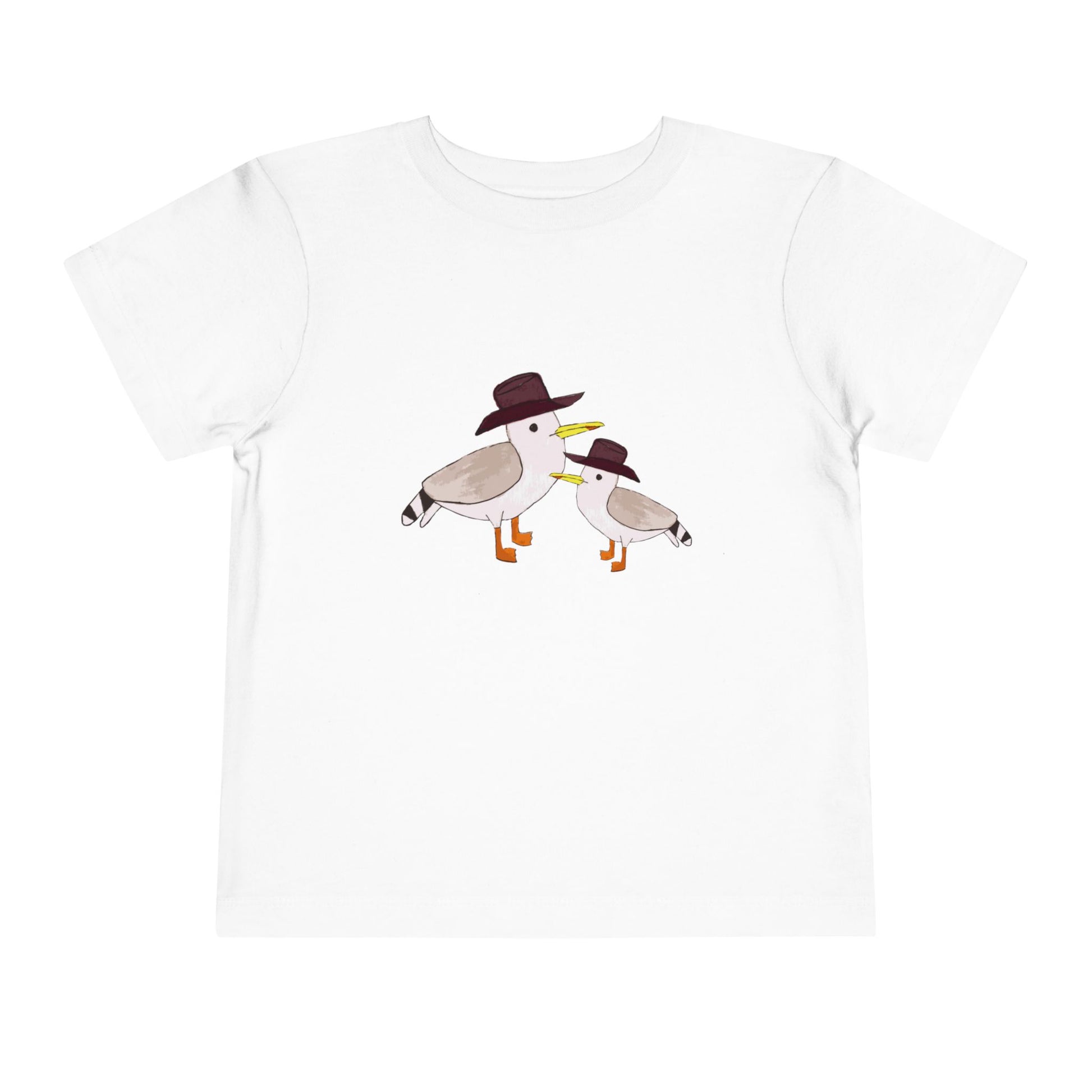 Cow Gulls - Brown Cowboy Hat - Toddler Tee - 100% Cotton