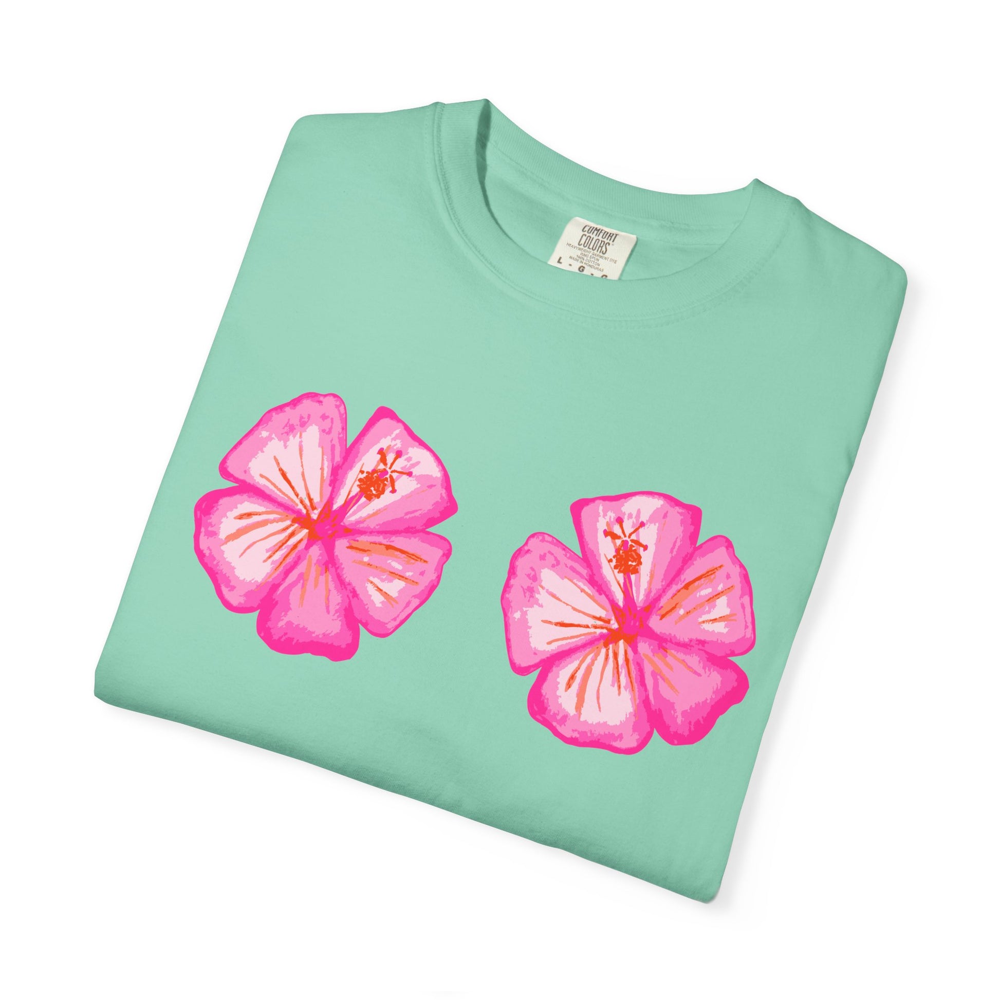 Aloha Hibiscus - Adult Tee - 100% Cotton