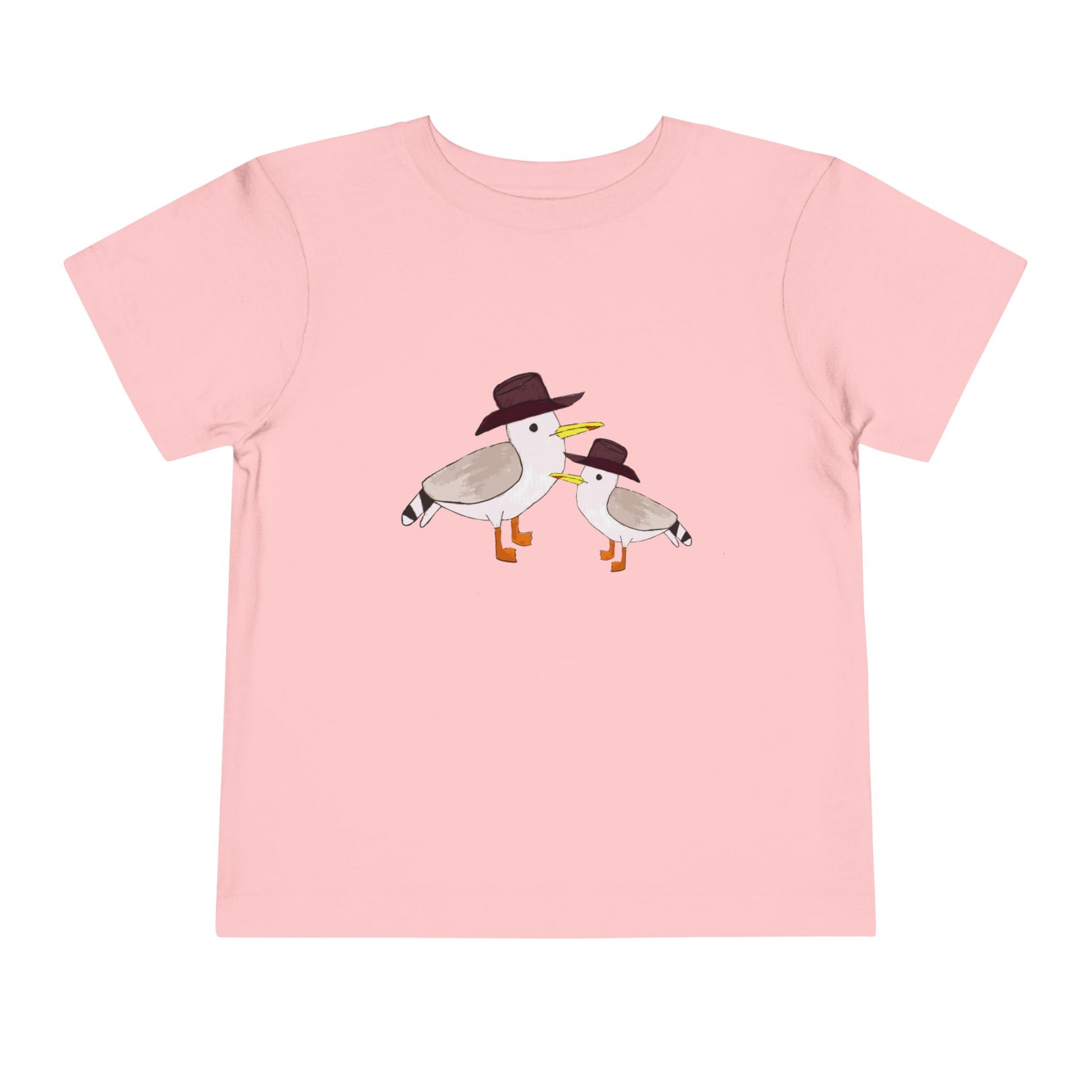 Cow Gulls - Brown Cowboy Hat - Toddler Tee - 100% Cotton