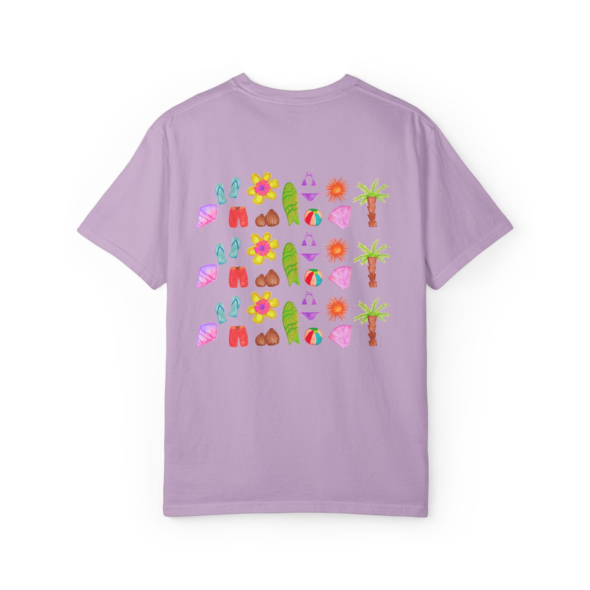 Island Flower Time - Adult Tee - 100% Cotton