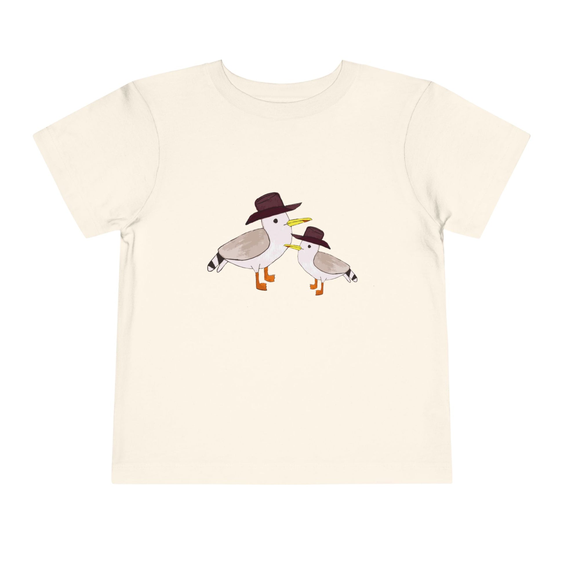 Cow Gulls - Brown Cowboy Hat - Toddler Tee - 100% Cotton