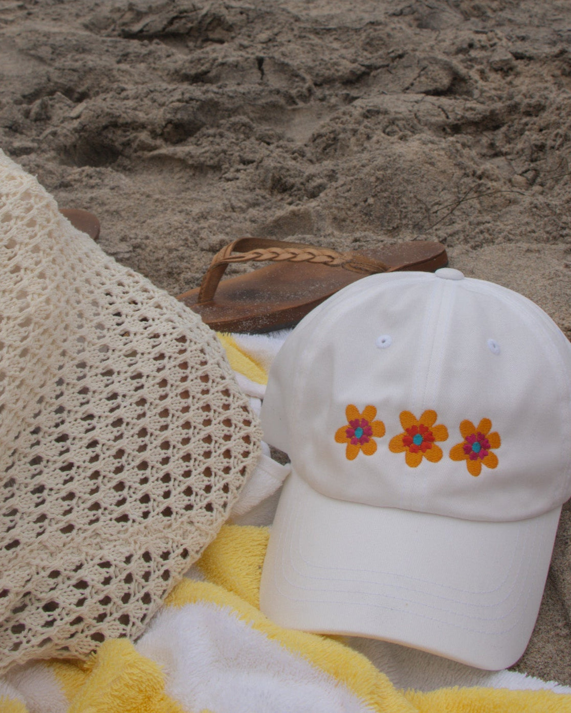 Island Time - Embroidered Dad Hat - 100% Cotton