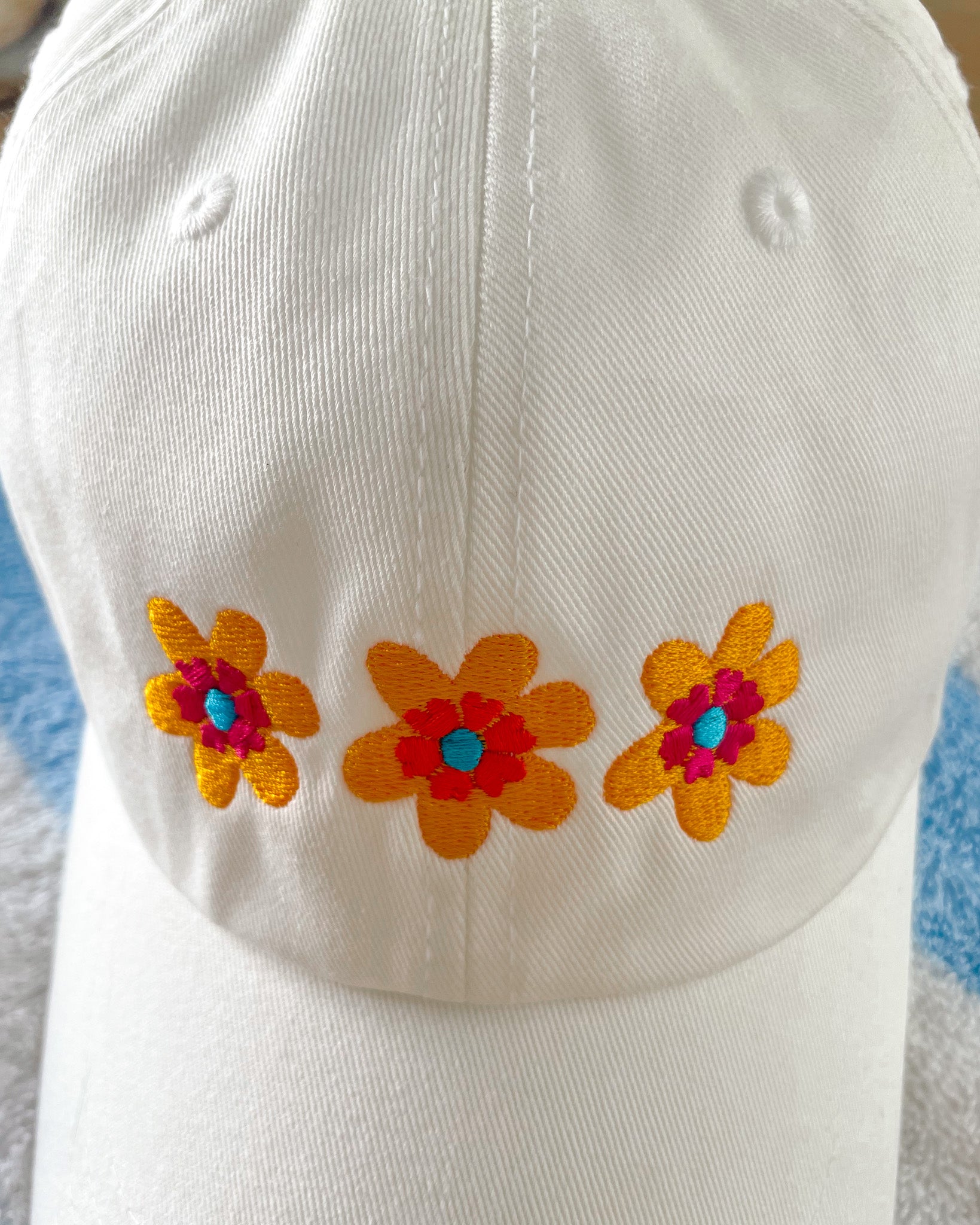 Island Time - Embroidered Dad Hat - 100% Cotton