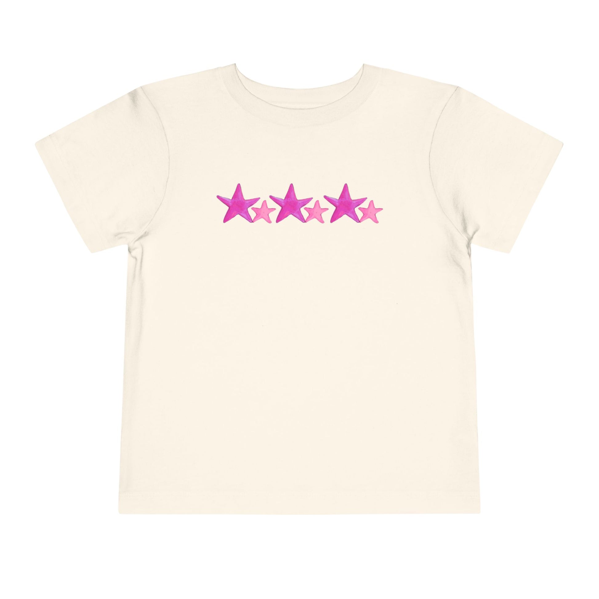 Starry Pink - Toddler Tee - 100% Cotton