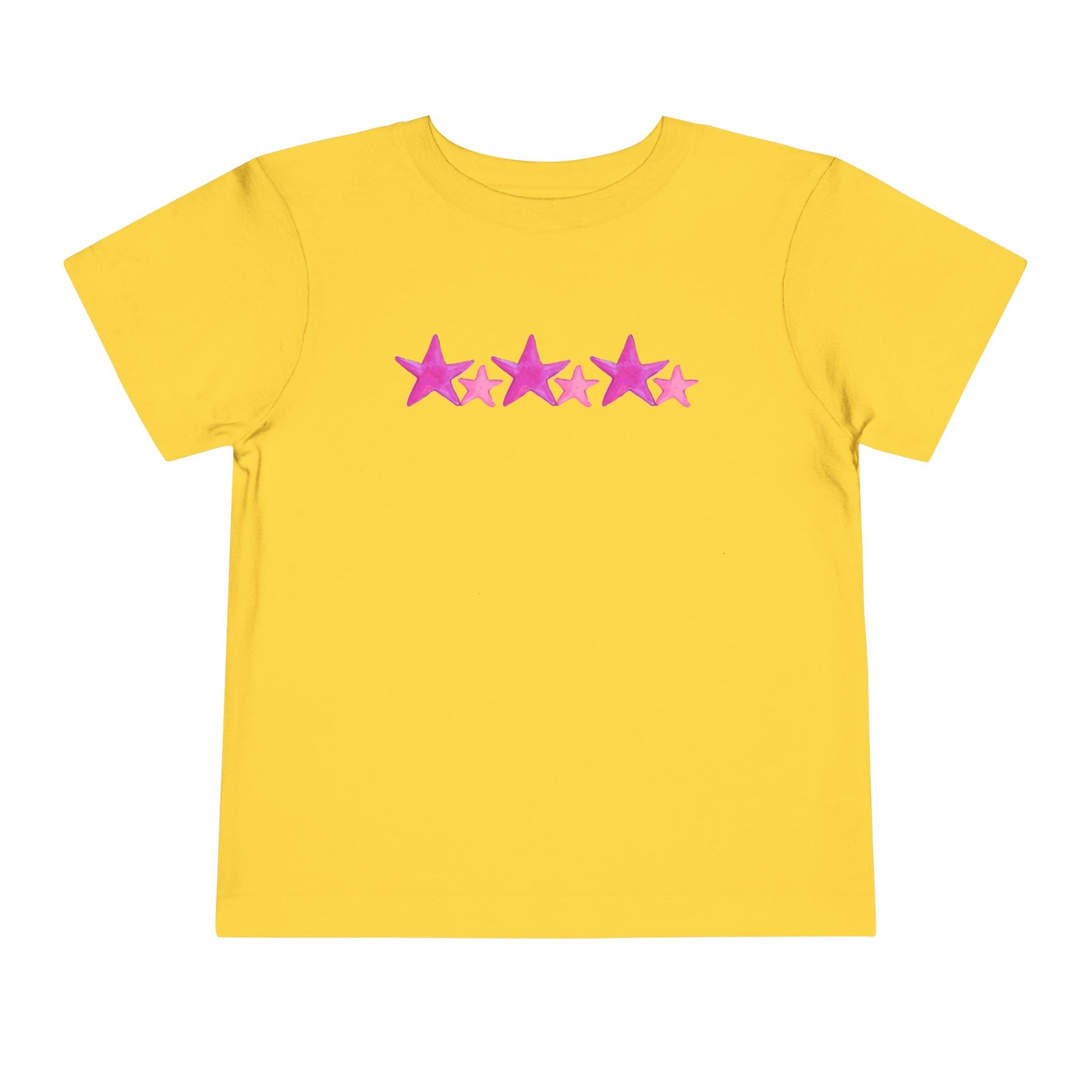Starry Pink - Toddler Tee - 100% Cotton