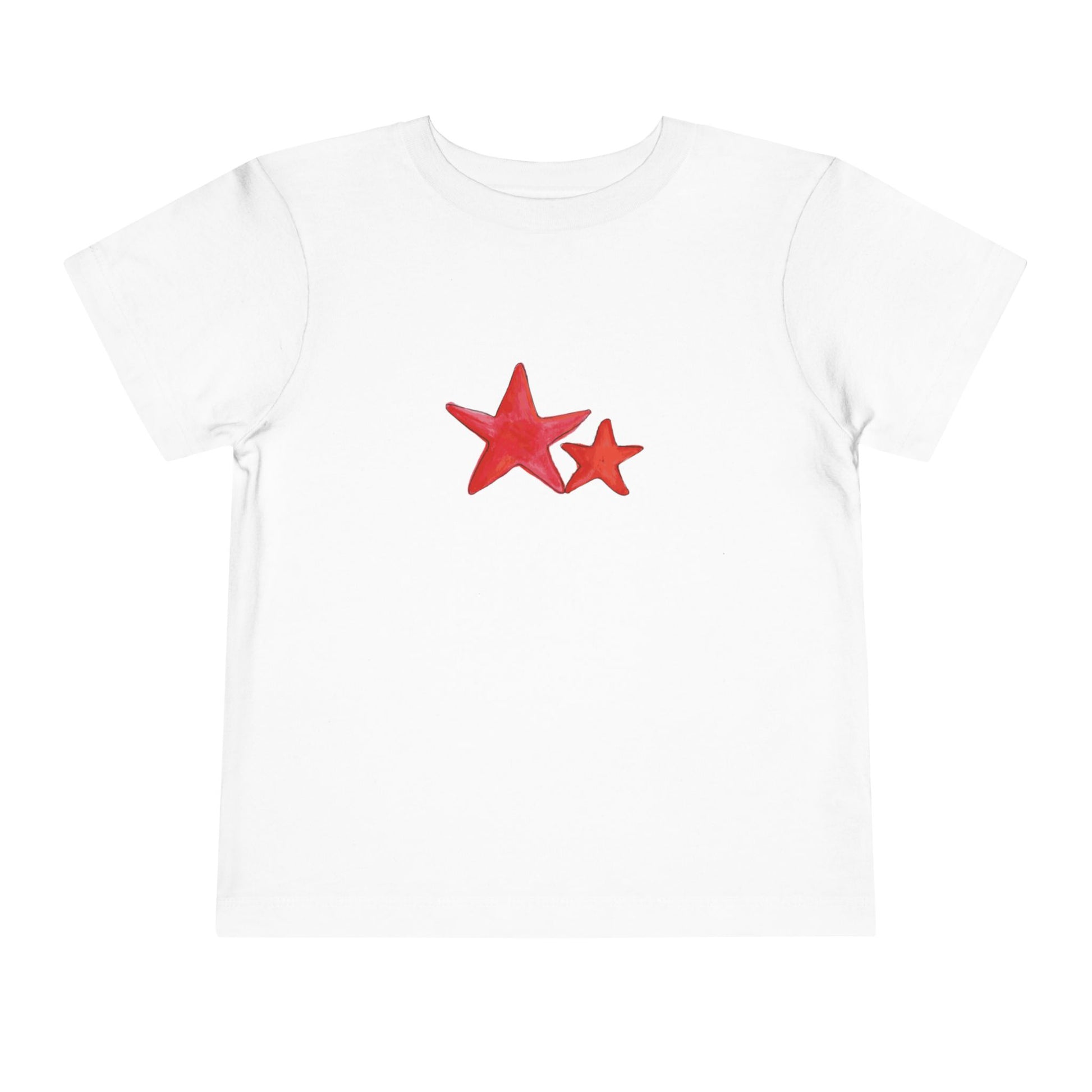 Starry Red - Toddler Tee - 100% Cotton