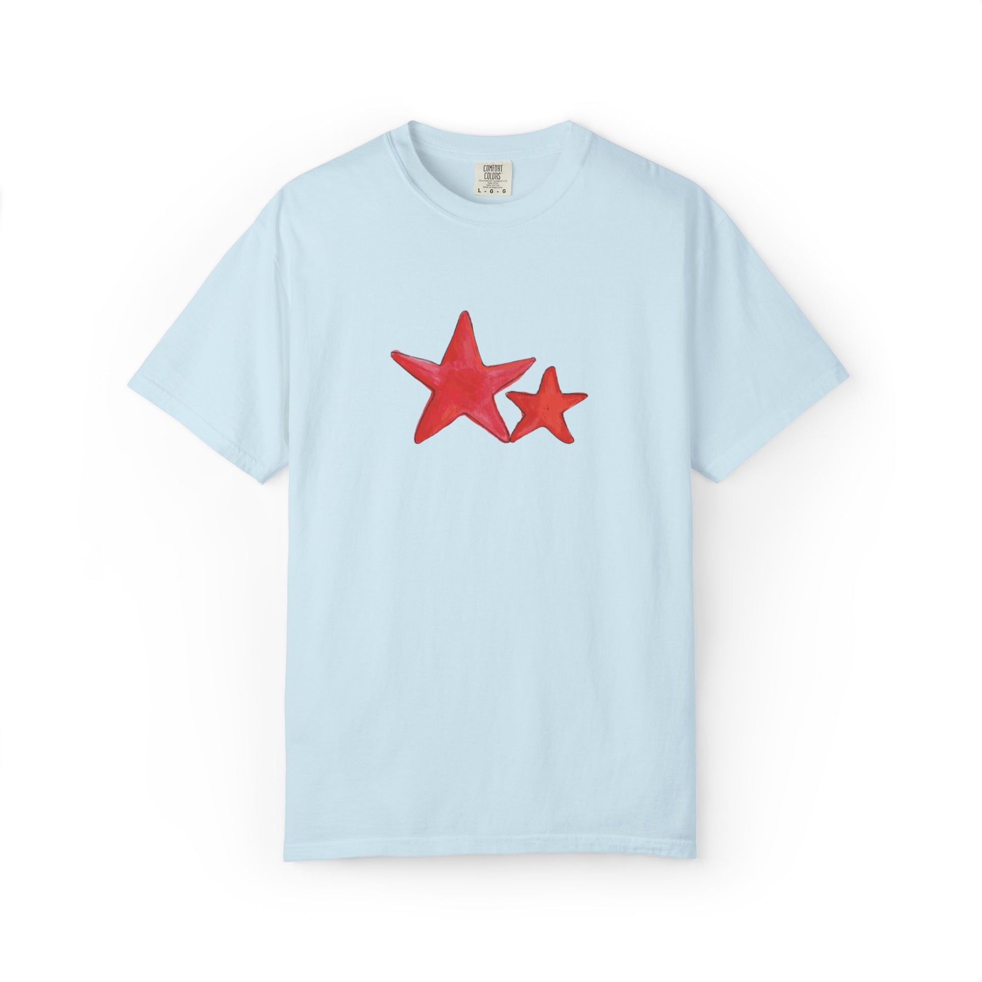 Starry Red - Adult Tee - 100% Cotton
