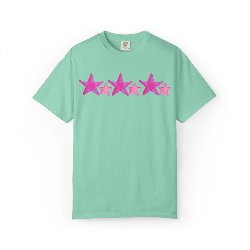 Starry Pink - Adult Tee - 100% Cotton