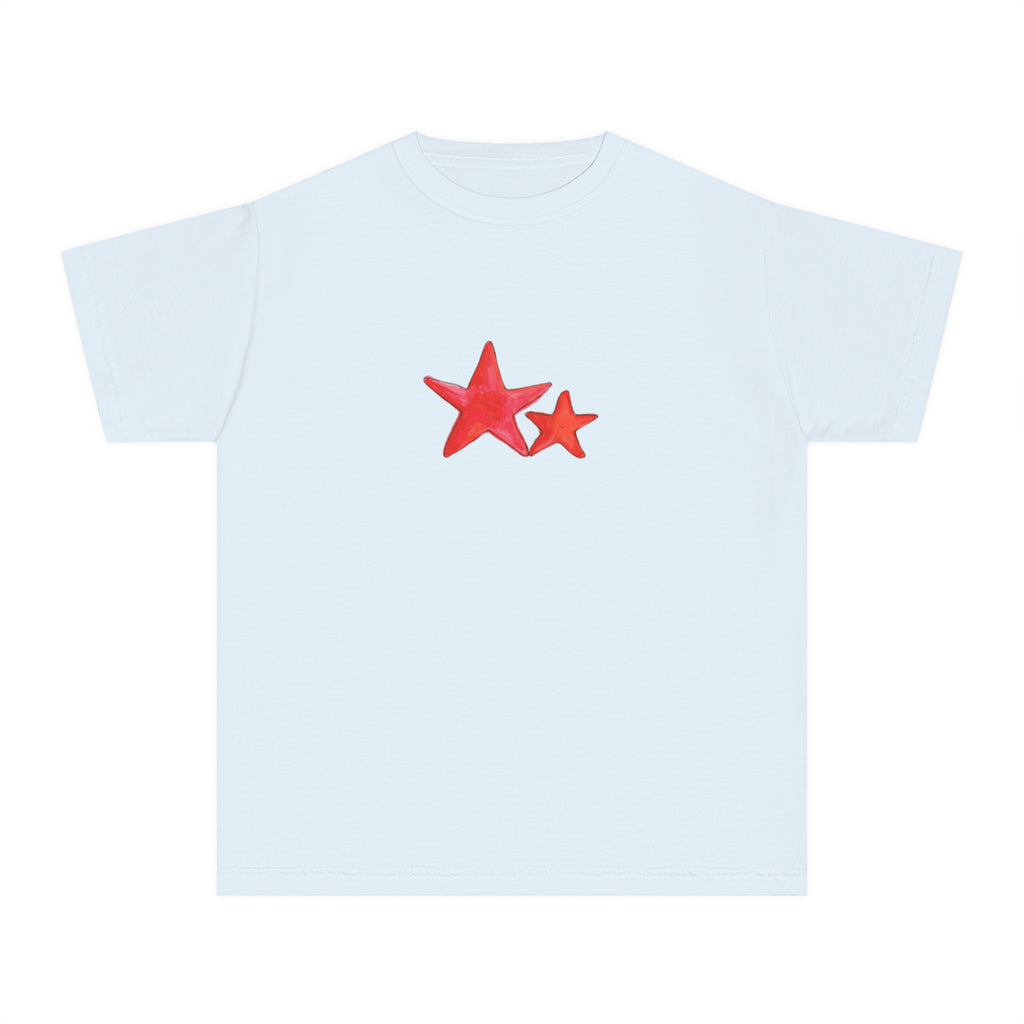 Starry Red - Kid's Tee - 100% Cotton