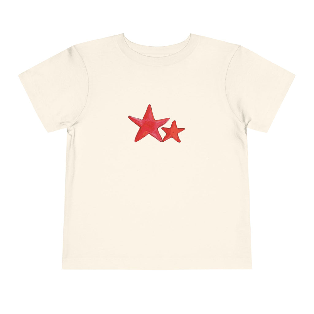 Starry Red - Toddler Tee - 100% Cotton