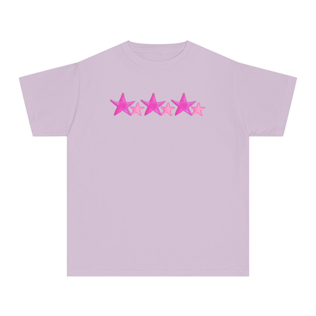Starry Pink - Kid's Tee - 100% Cotton