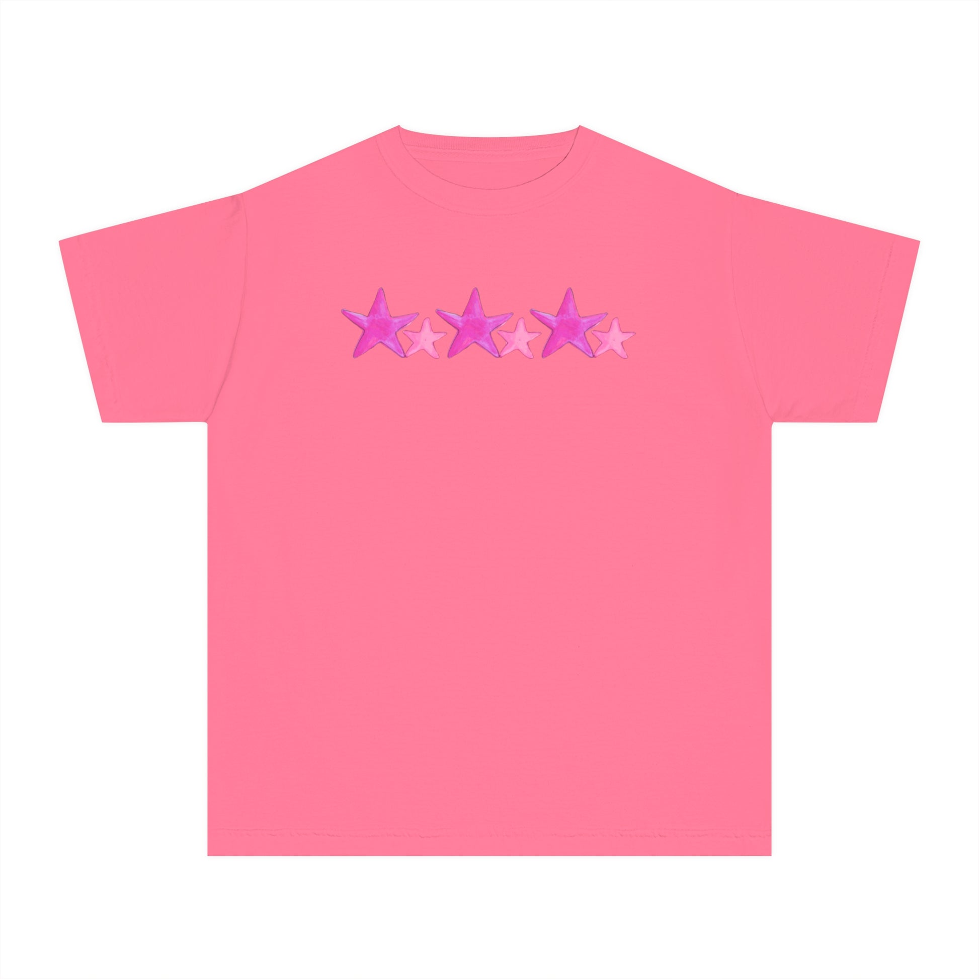 Starry Pink - Kid's Tee - 100% Cotton