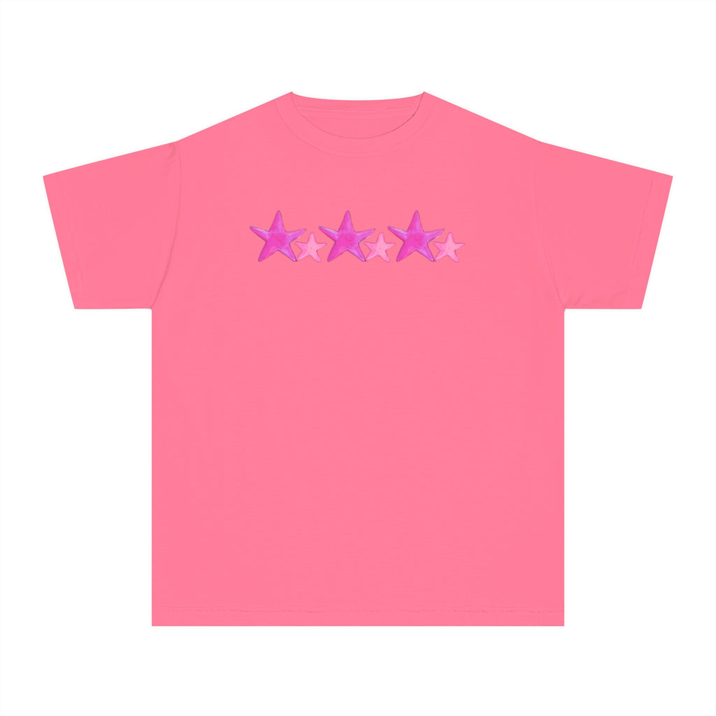 Starry Pink - Kid's Tee - 100% Cotton