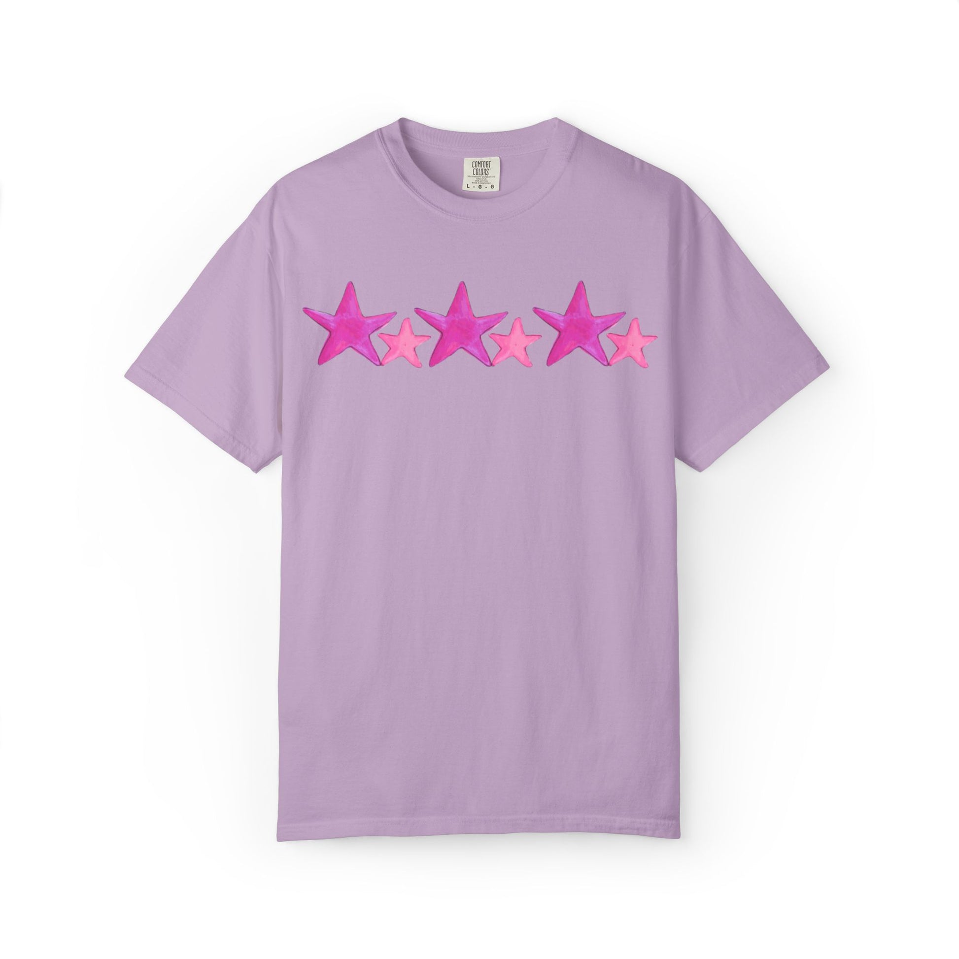 Starry Pink - Adult Tee - 100% Cotton