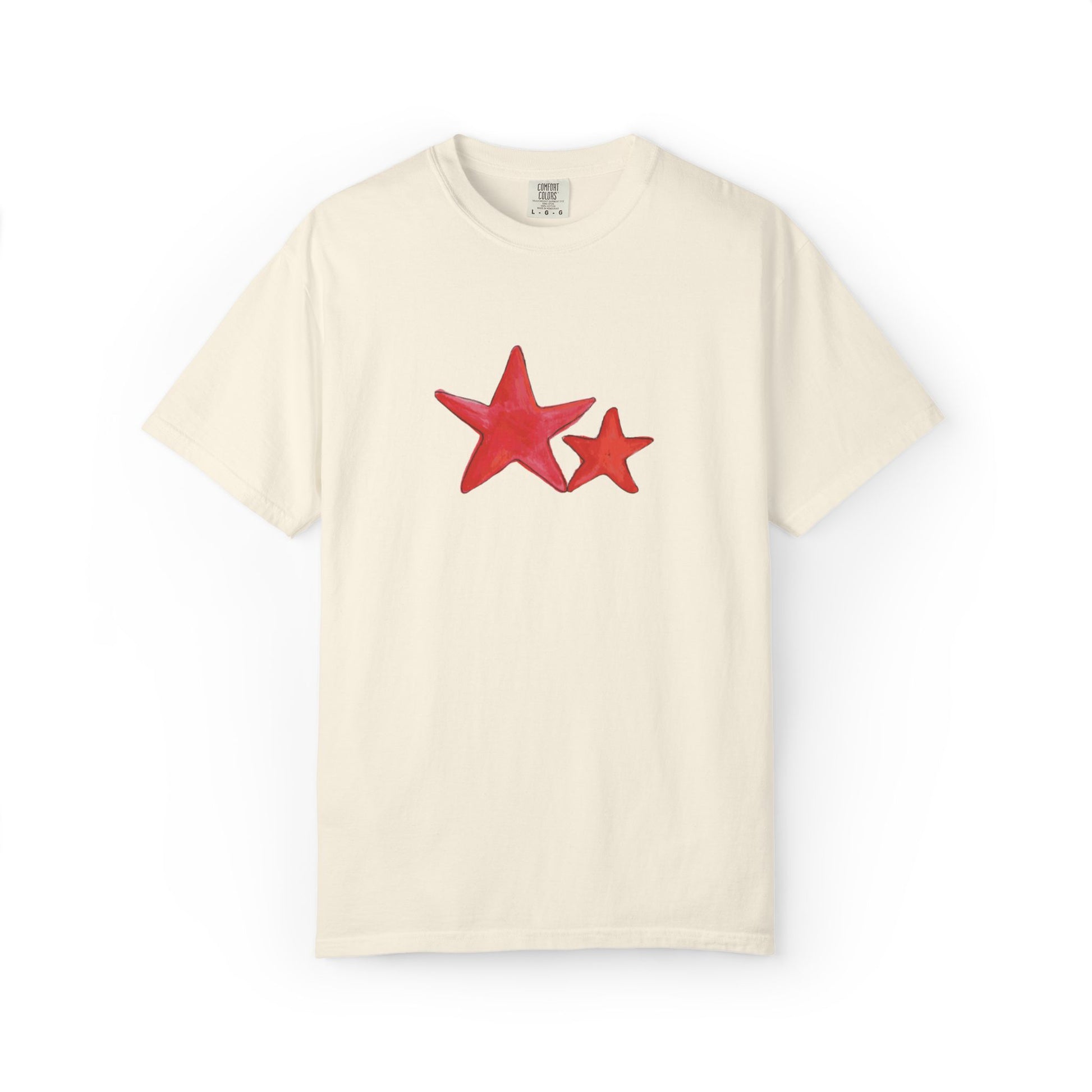 Starry Red - Adult Tee - 100% Cotton