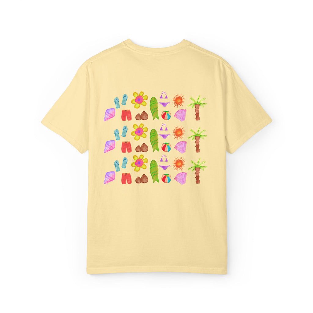 Island Flower Time - Adult Tee - 100% Cotton