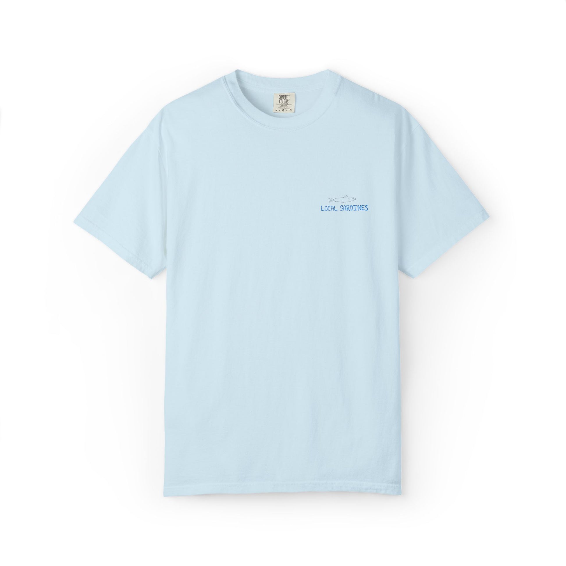 Local Sardines - Embroidered - Adult Tee - 100% Cotton