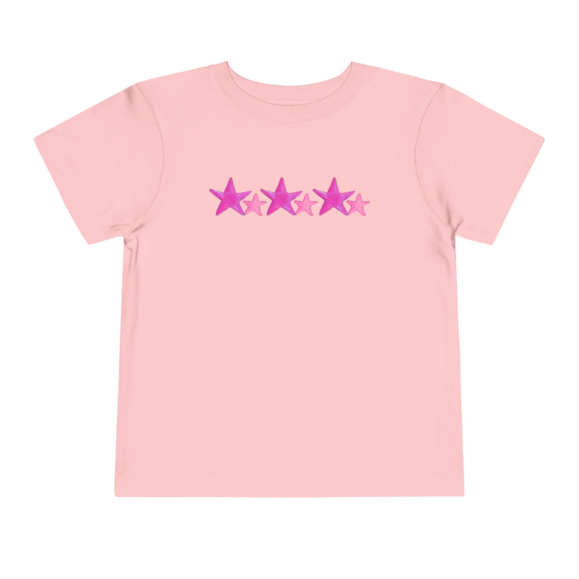 Starry Pink - Toddler Tee - 100% Cotton