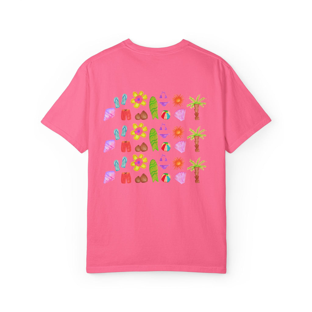Island Flower Time - Adult Tee - 100% Cotton