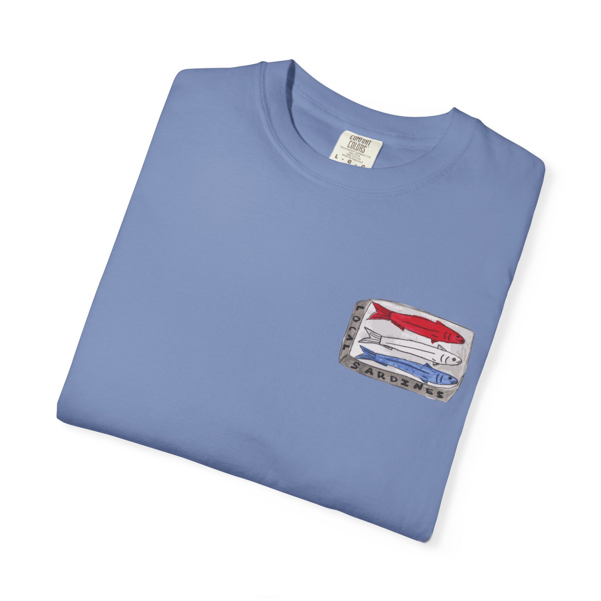 Local Sardines - Americana  - Adult Tee - 100% Cotton