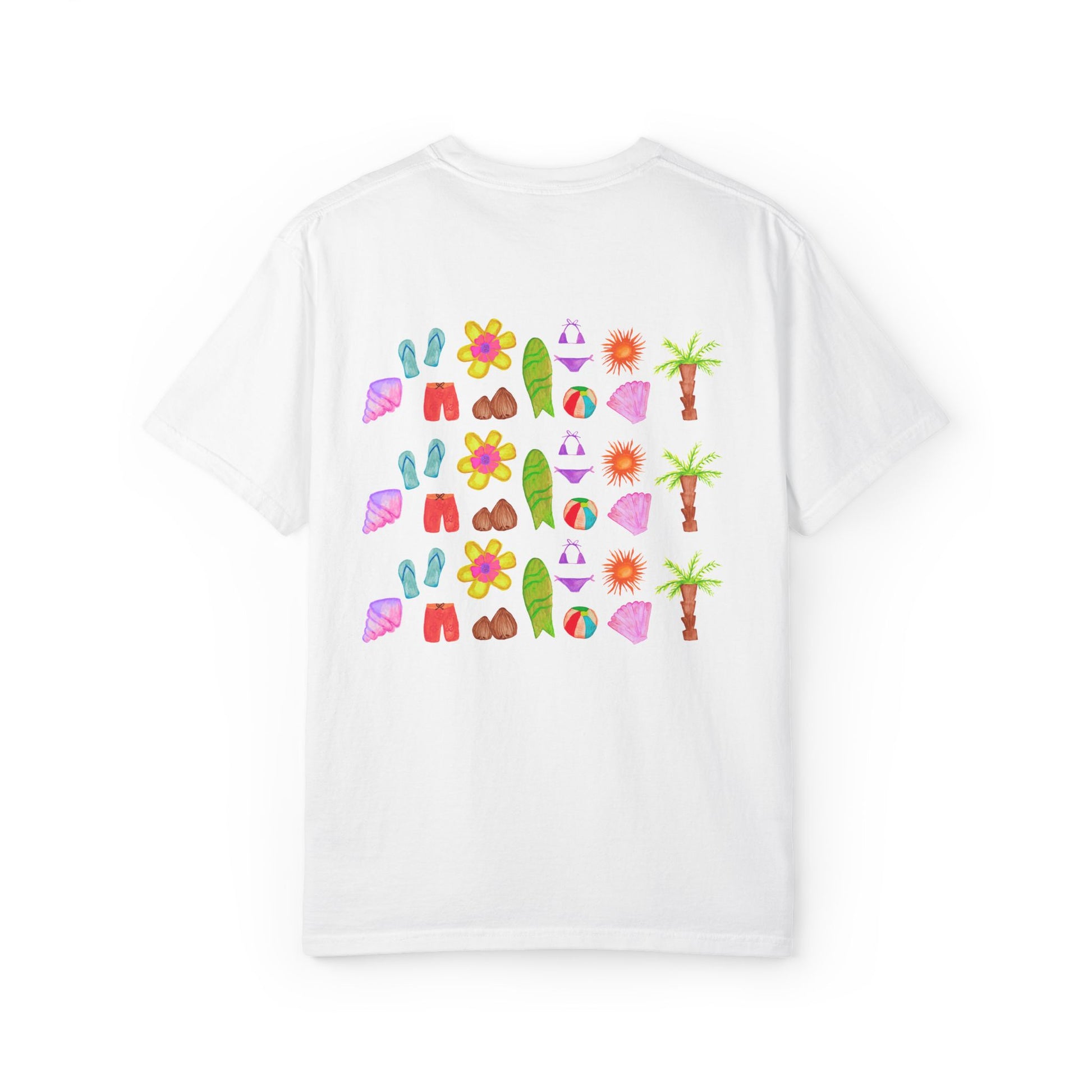 Island Flower Time - Adult Tee - 100% Cotton