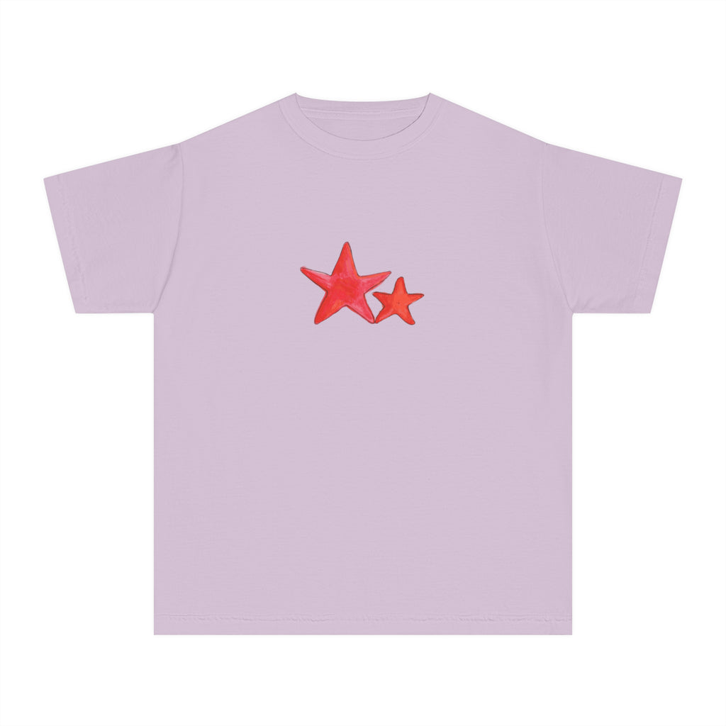 Starry Red - Kid's Tee - 100% Cotton