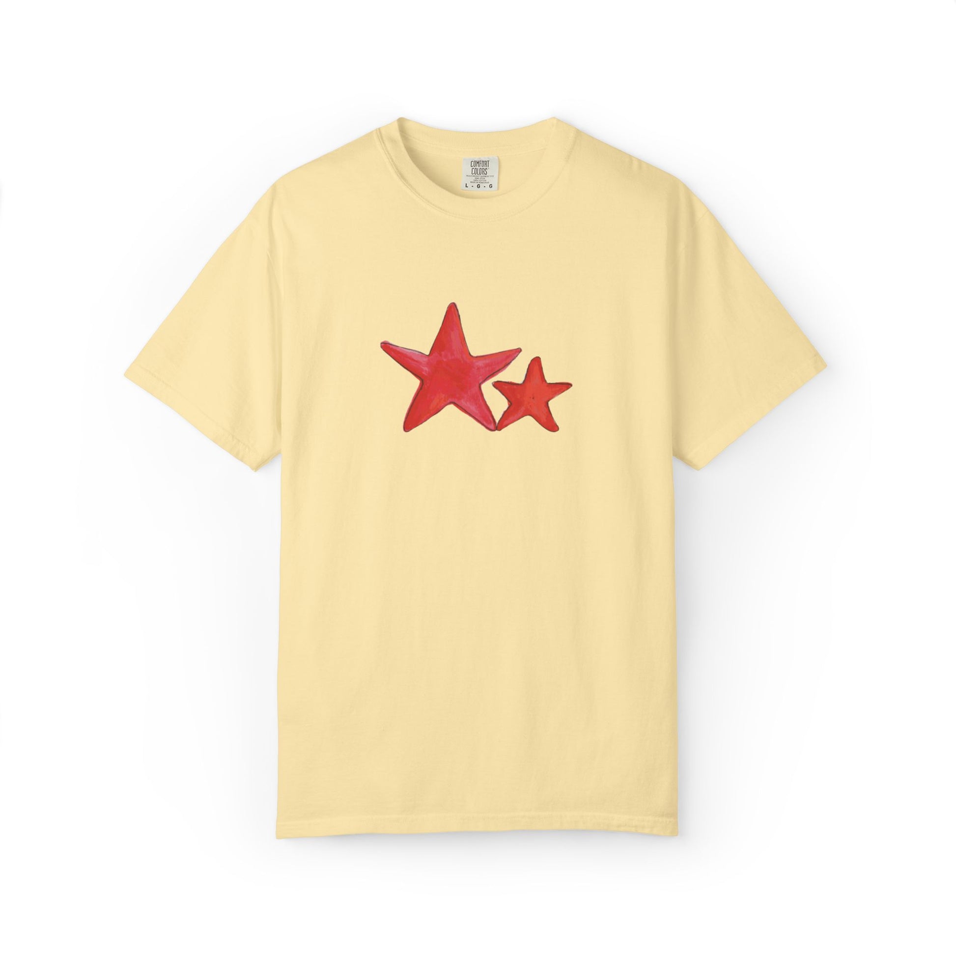 Starry Red - Adult Tee - 100% Cotton