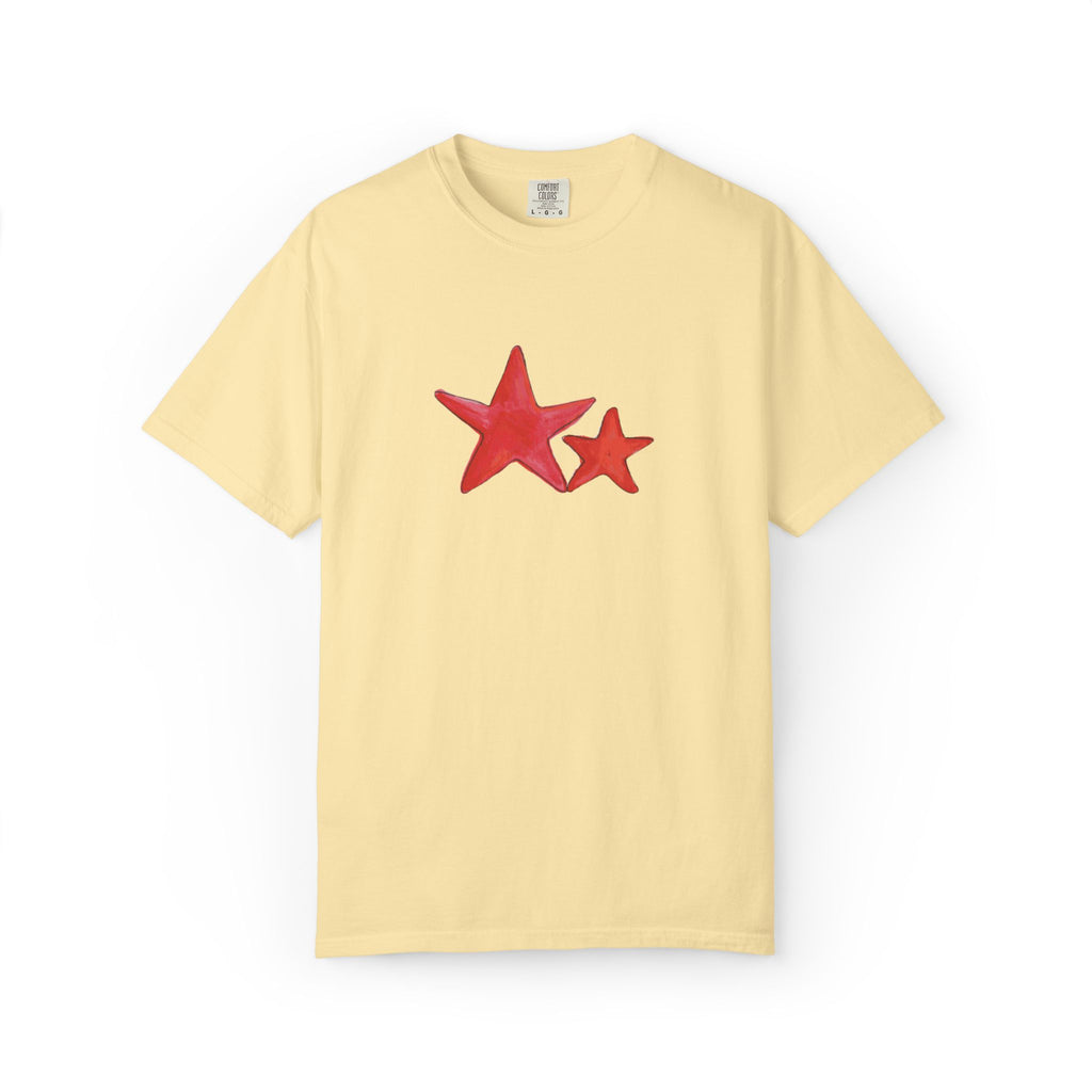 Starry Red - Adult Tee - 100% Cotton