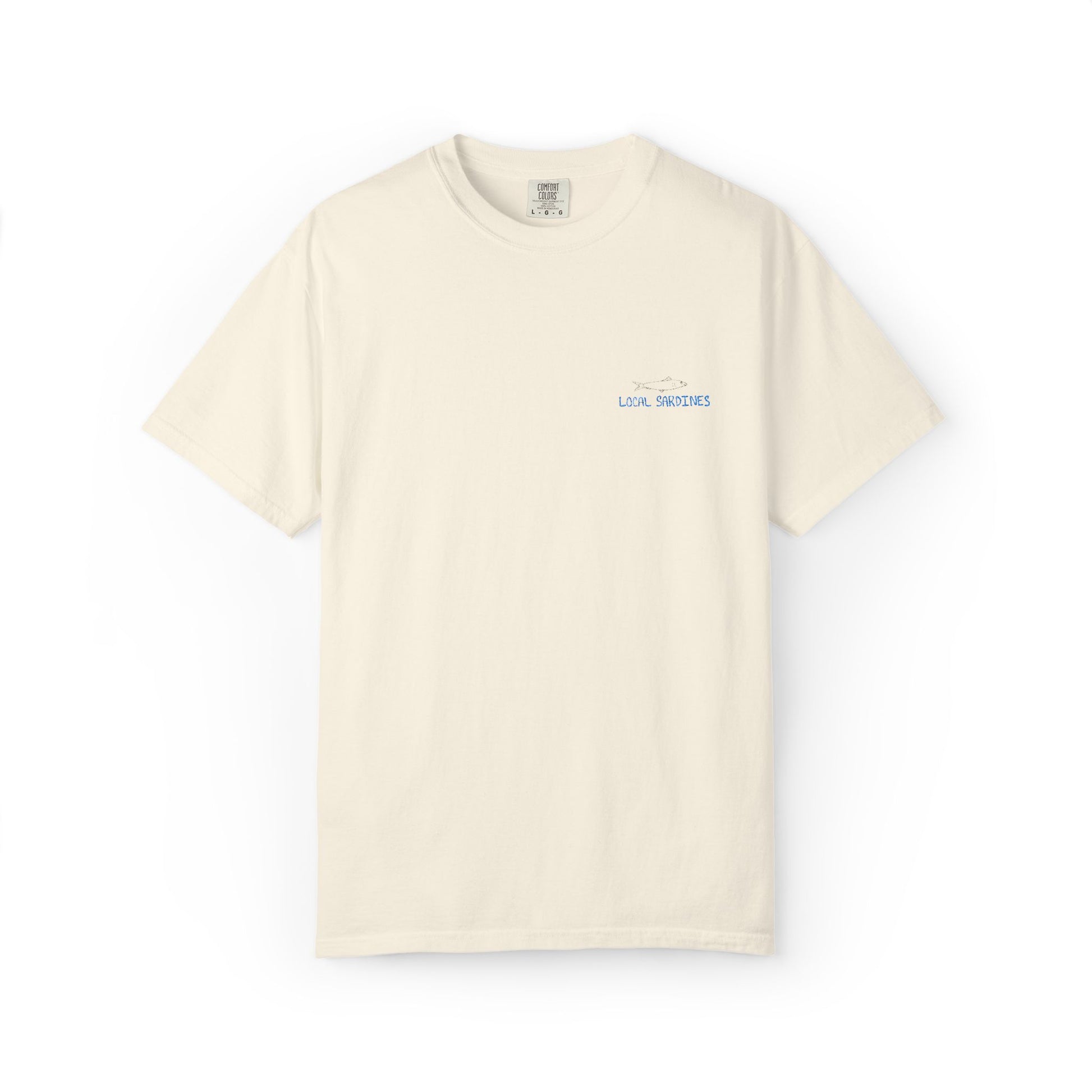 Local Sardines - Embroidered - Adult Tee - 100% Cotton