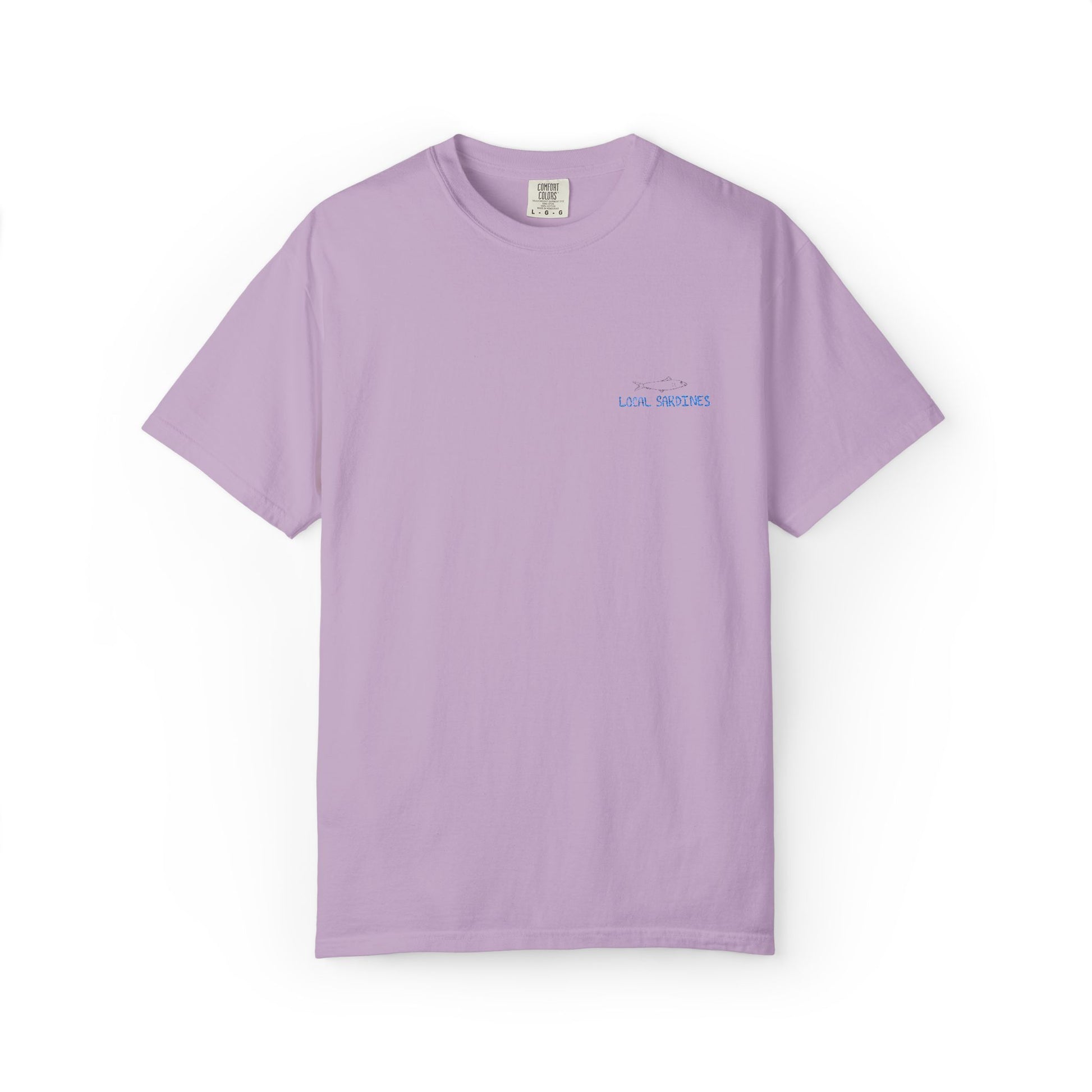 Local Sardines - Embroidered - Adult Tee - 100% Cotton