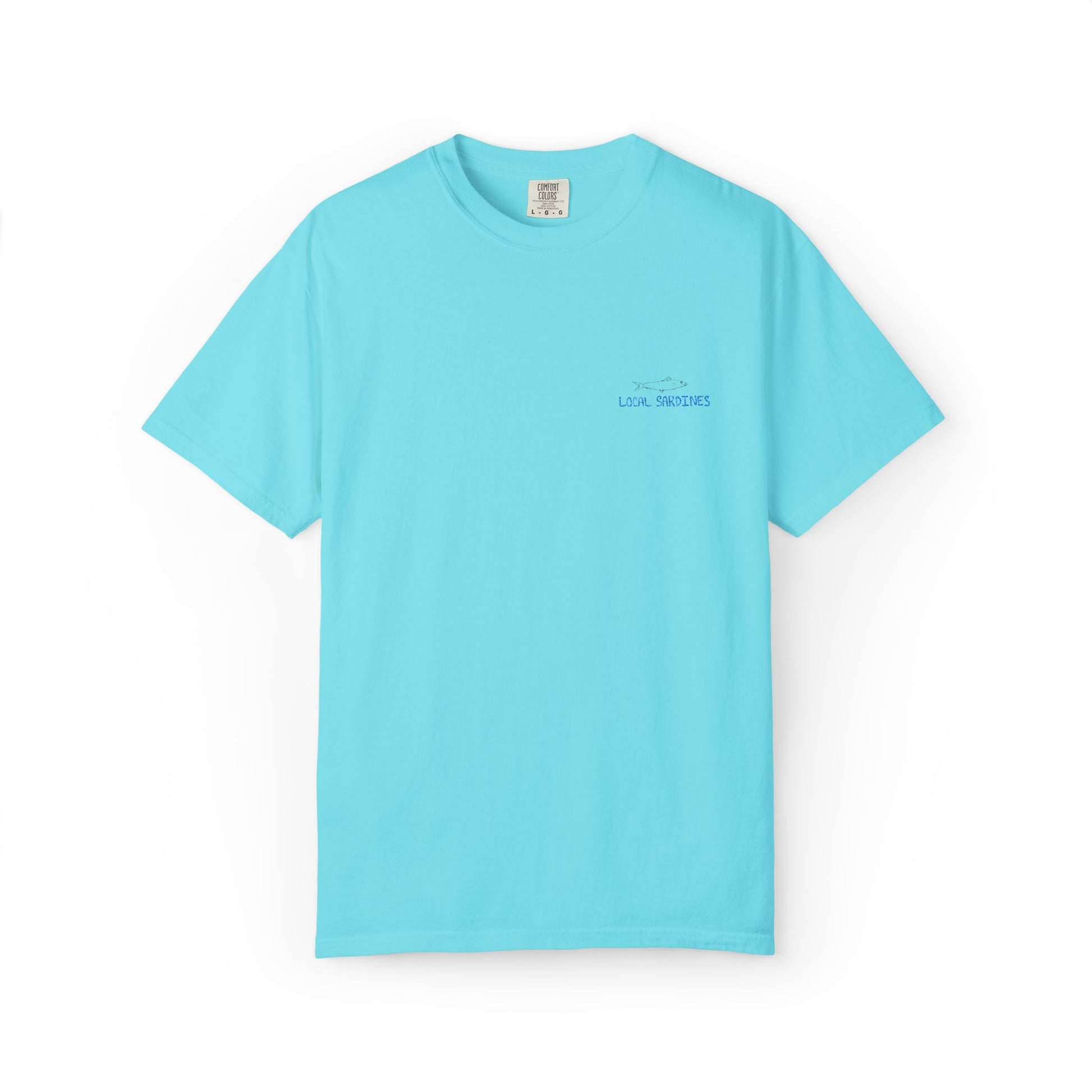 Local Sardines - Embroidered - Adult Tee - 100% Cotton