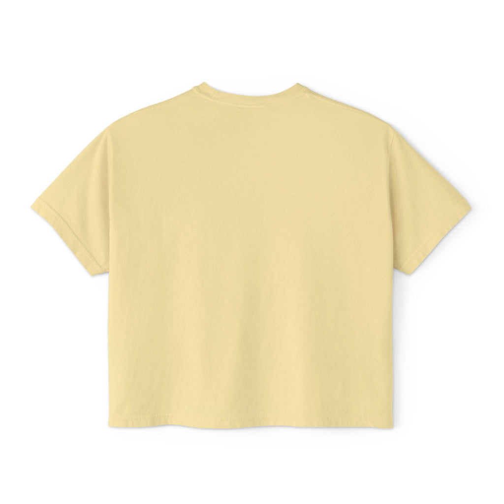Island Time - Women's Cropped Tee - 100% Cotton