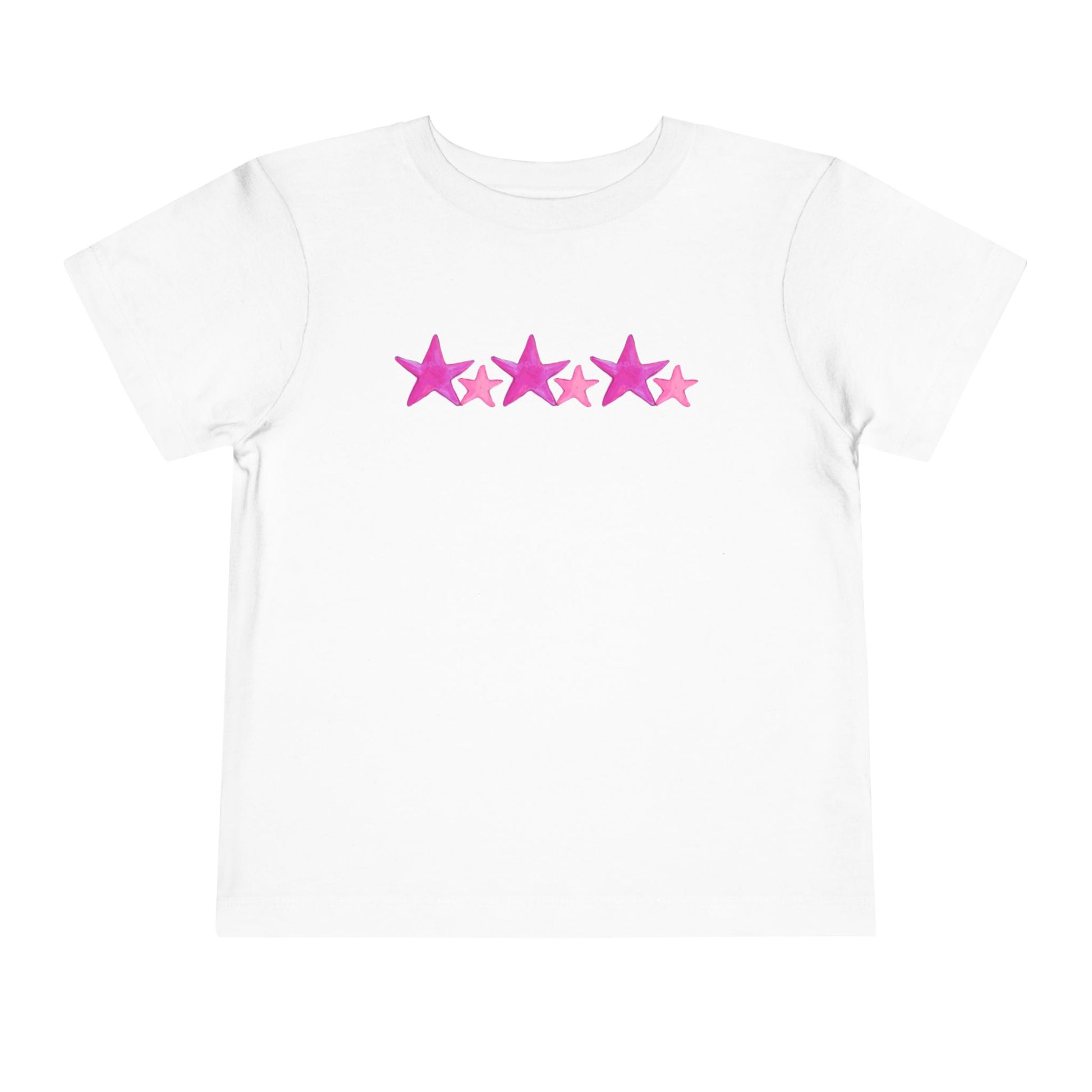 Starry Pink - Toddler Tee - 100% Cotton
