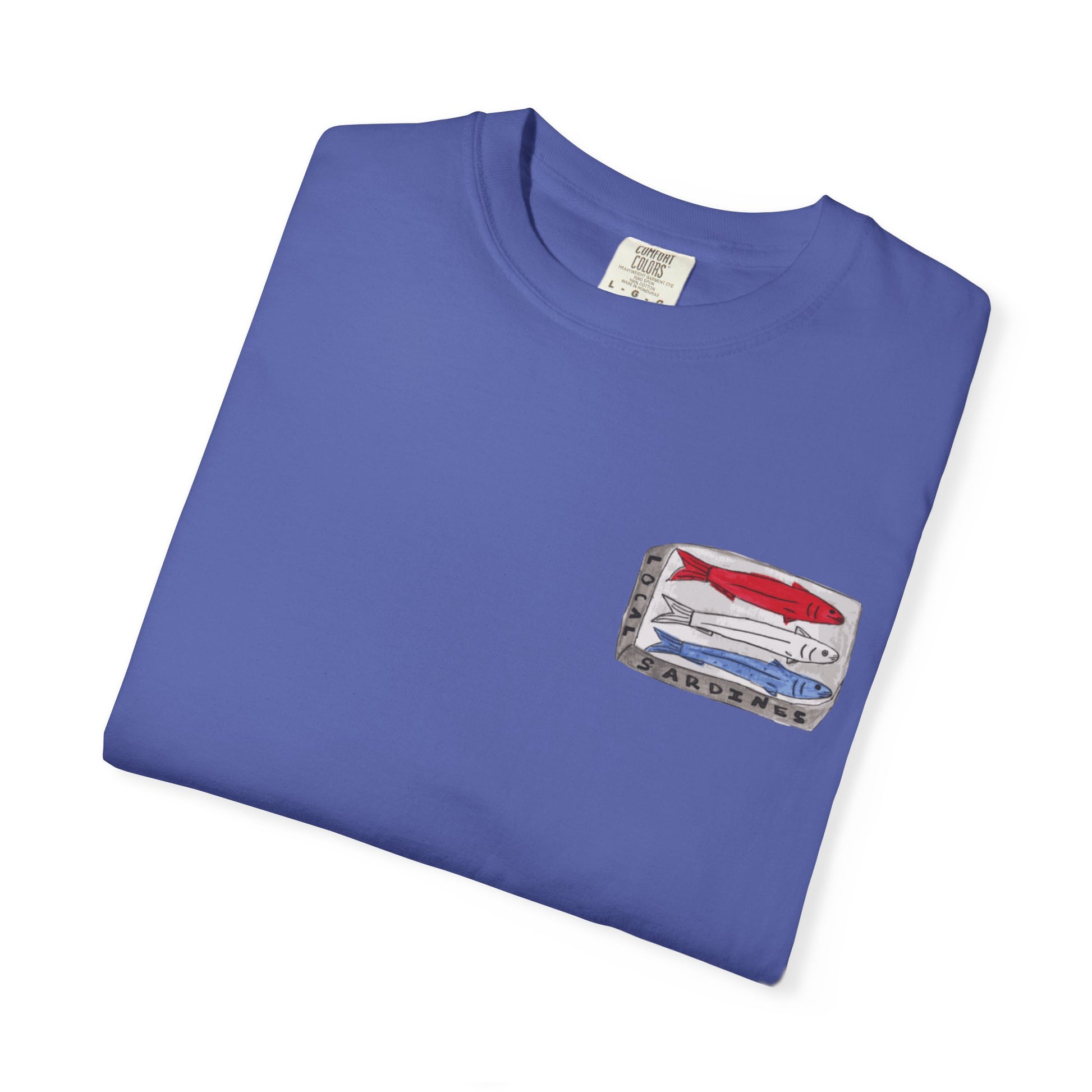 Local Sardines - Americana  - Adult Tee - 100% Cotton