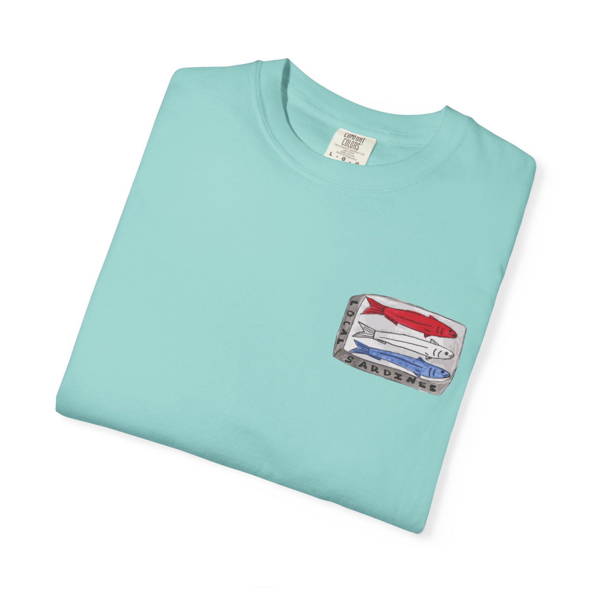 Local Sardines - Americana  - Adult Tee - 100% Cotton