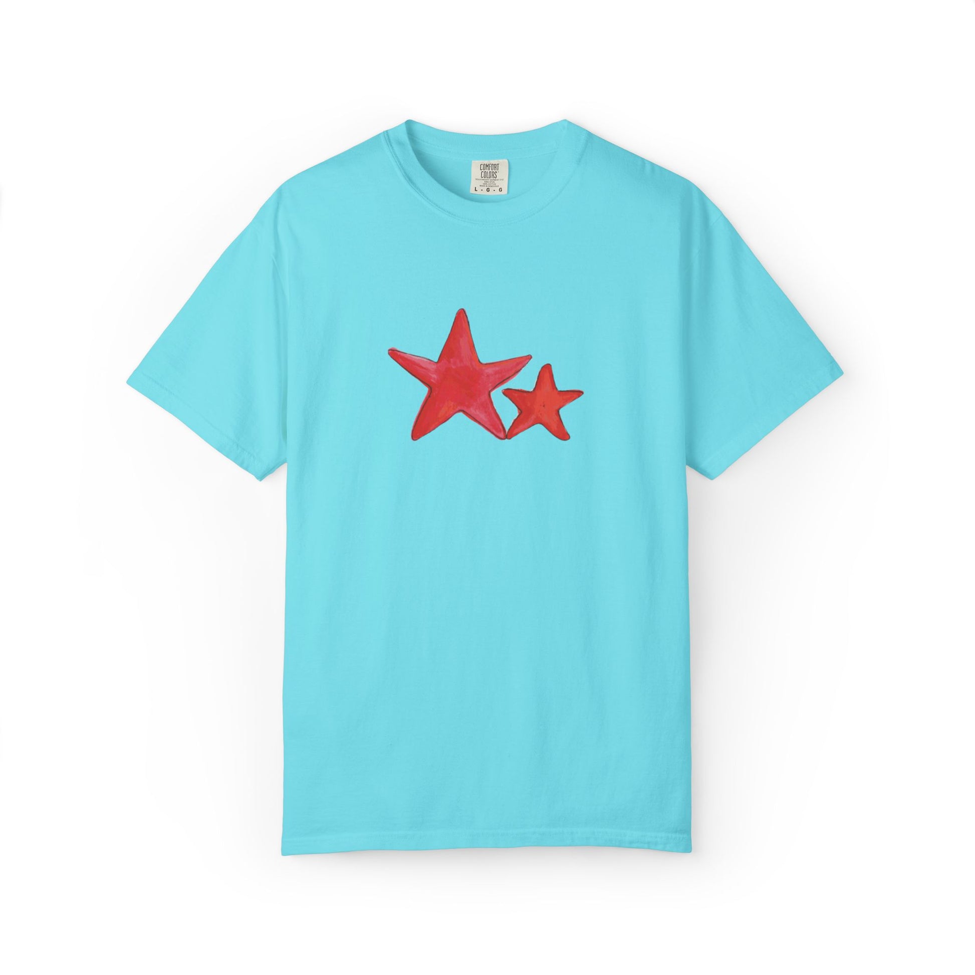 Starry Red - Adult Tee - 100% Cotton