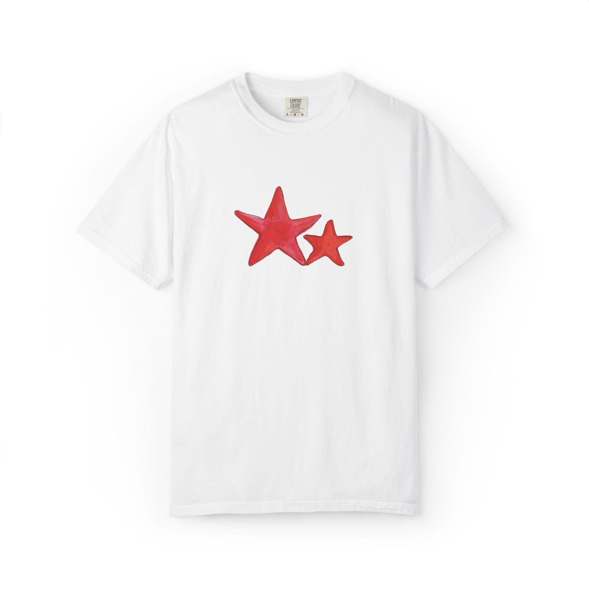 Starry Red - Adult Tee - 100% Cotton