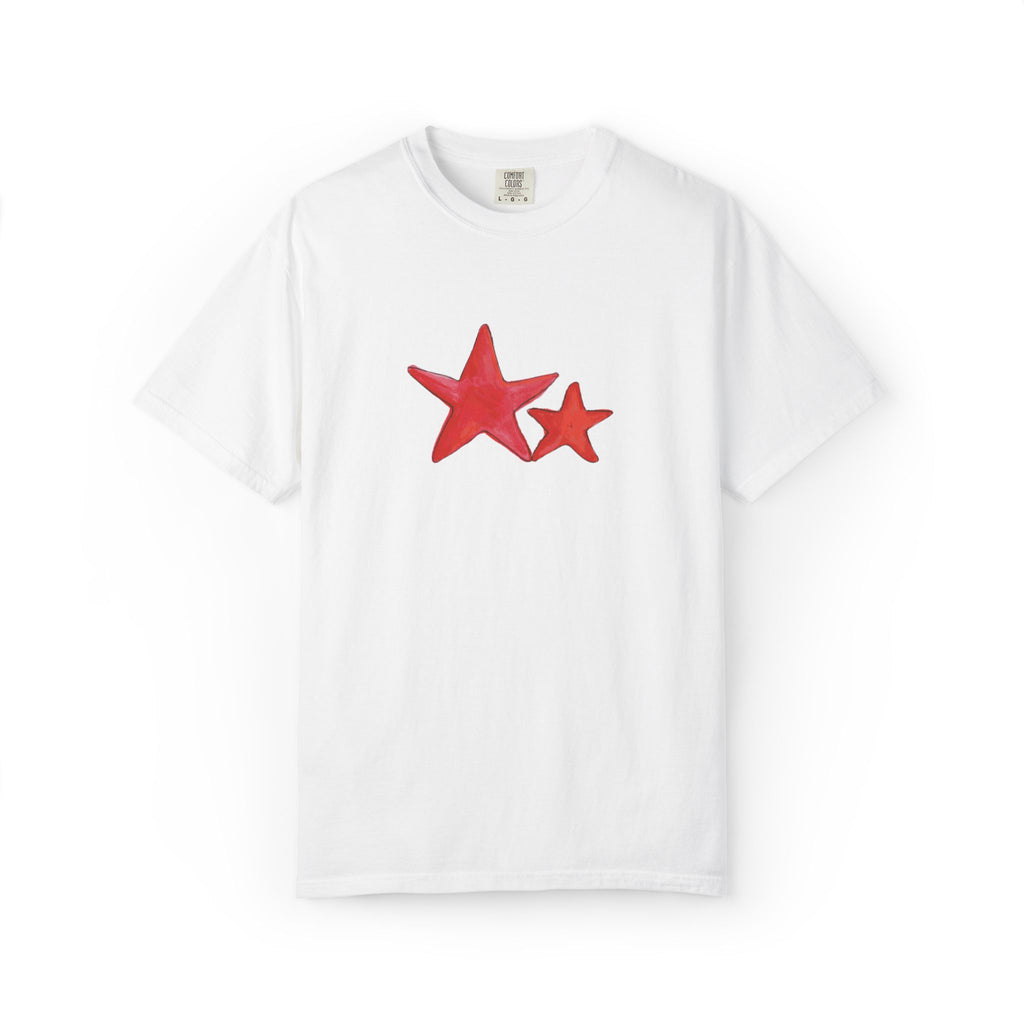 Starry Red - Adult Tee - 100% Cotton