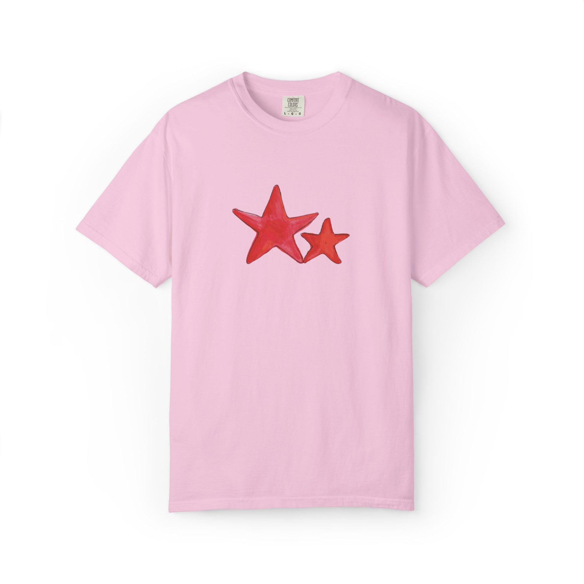 Starry Red - Adult Tee - 100% Cotton