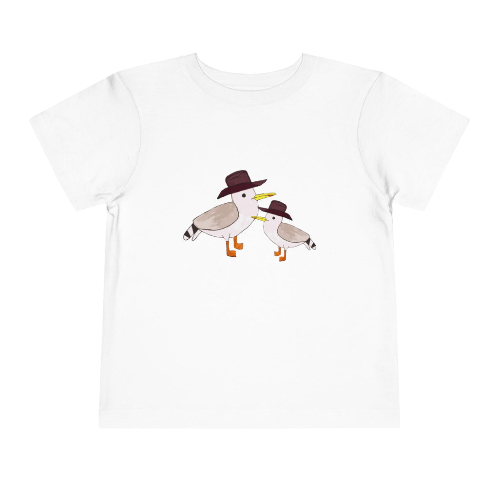 Cow Gulls - Brown Cowboy Hat - Toddler Tee - 100% Cotton